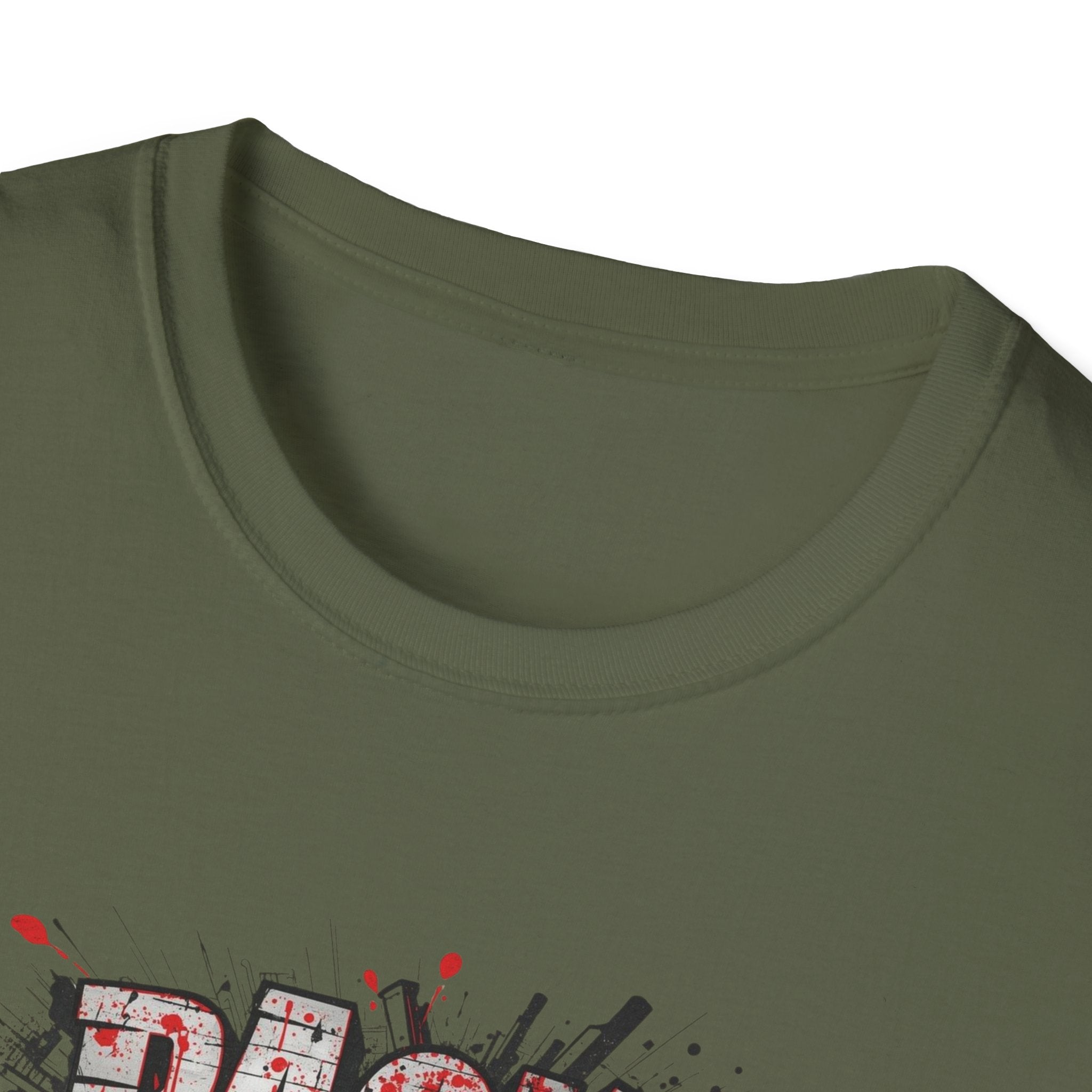 PACK MAS graphic T-Shirt | grunge splatter typography