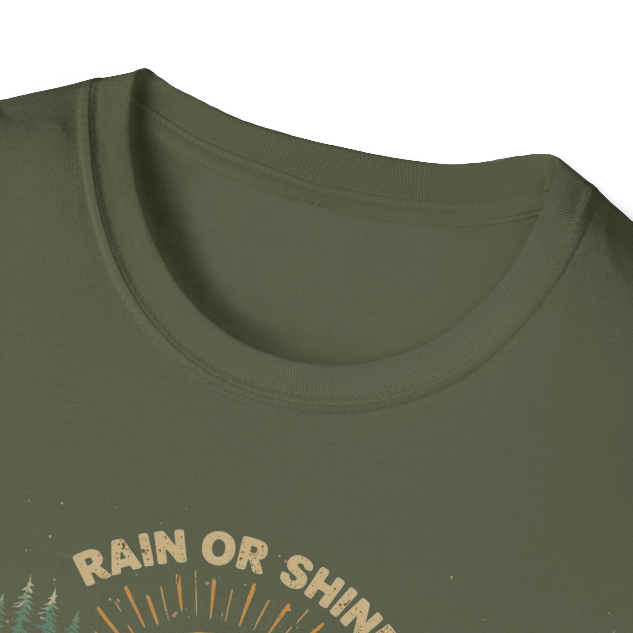 Seattle Vibes T-Shirt — "Rain or Shine" Retro Sunset Tee