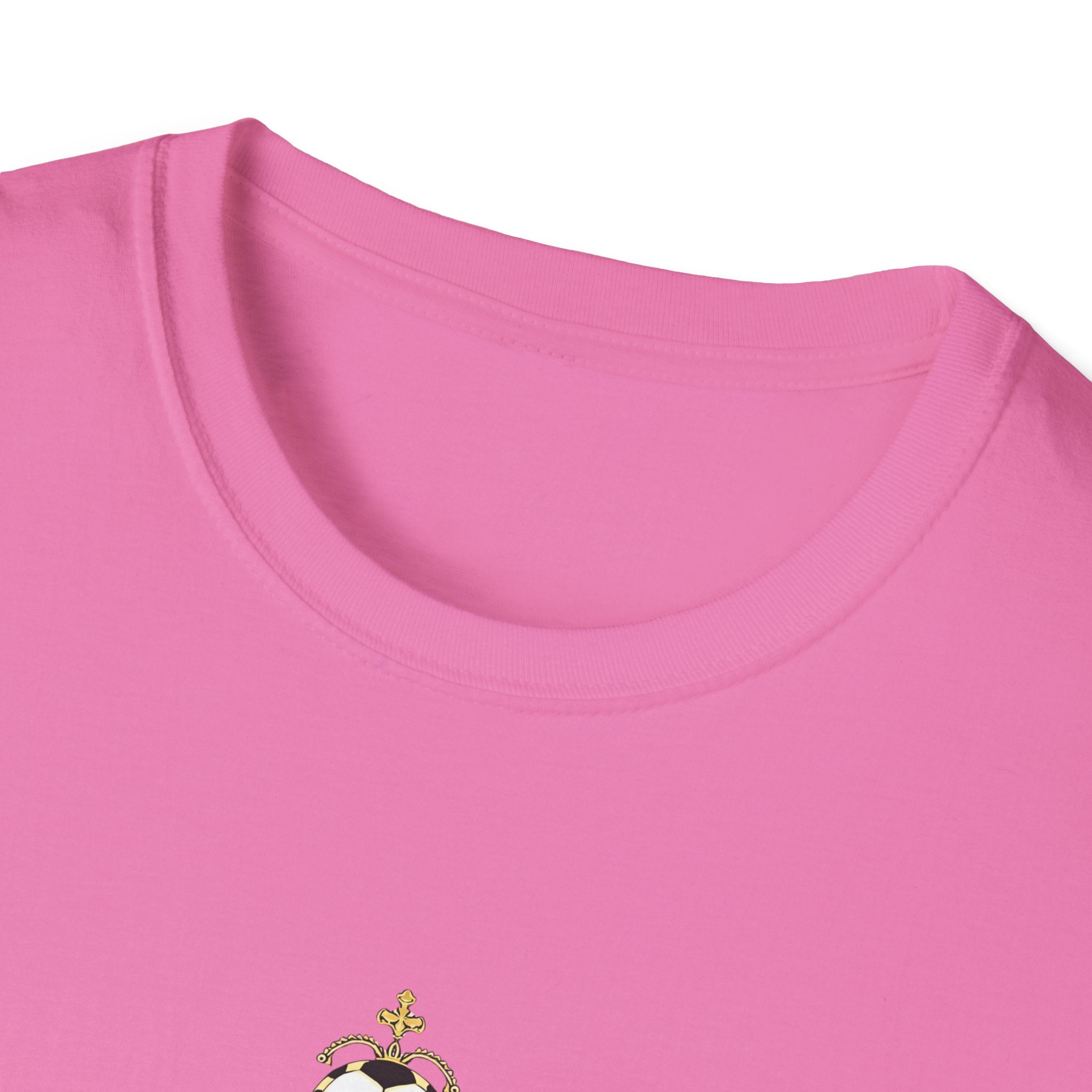 Madridista Crown T-Shirt | Soccer Fan Tee, Royal Purple Gold Crest