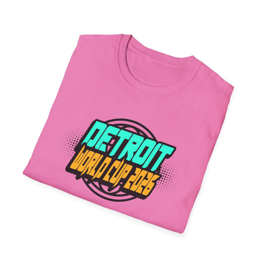 Detroit World Cup 2026 T-Shirt — Retro Soccer Graphic Tee