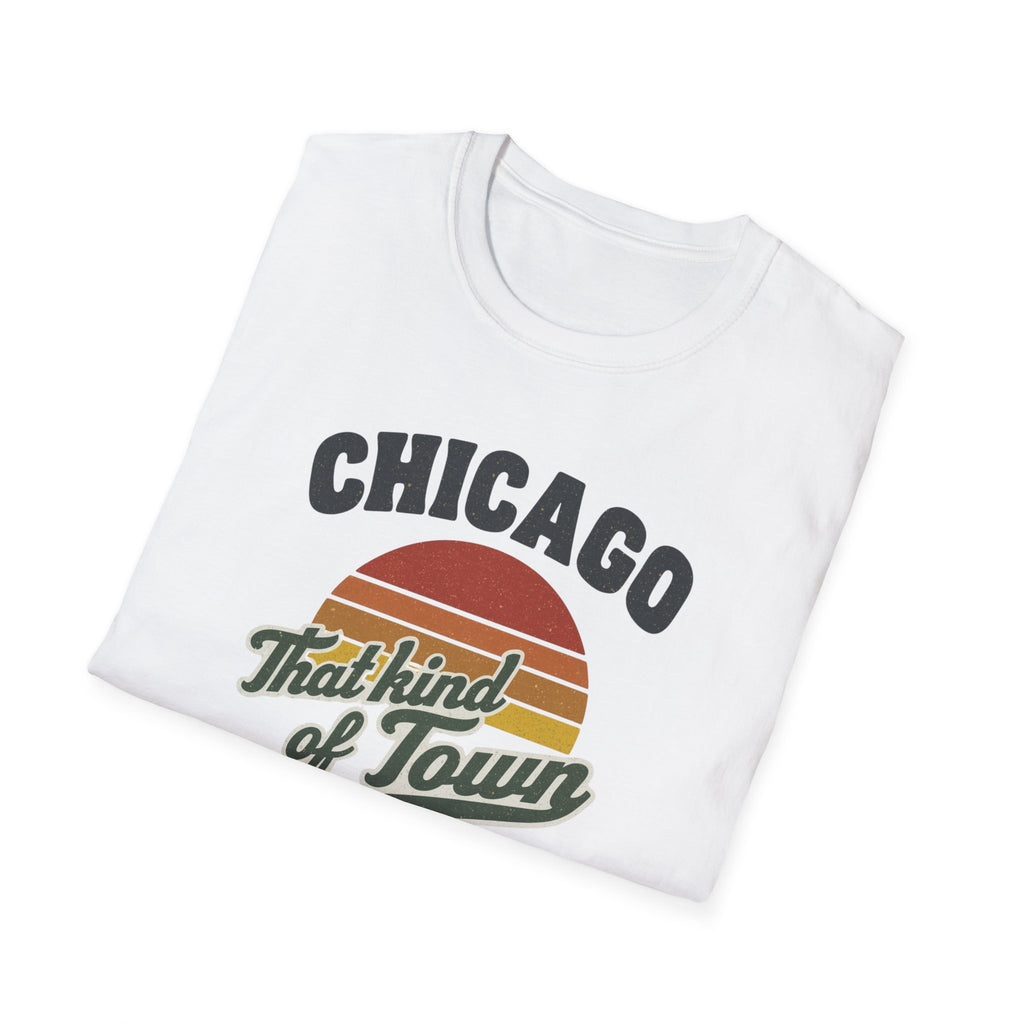 Chicago That Kind of Town Retro Sunset T-Shirt
