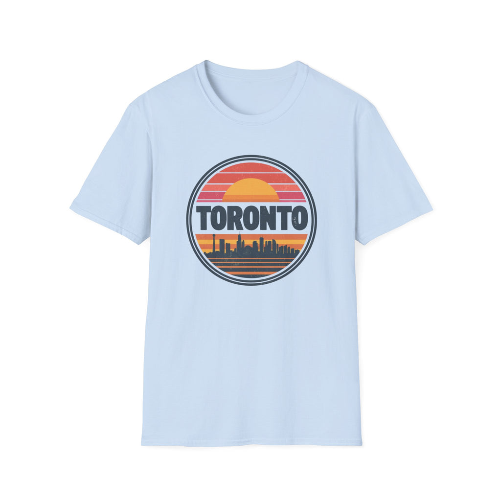 Toronto Sunset T-Shirt — Retro City Skyline Graphic Tee
