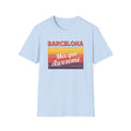 Barcelona "Més que Awesome" Retro Stripe T-Shirt