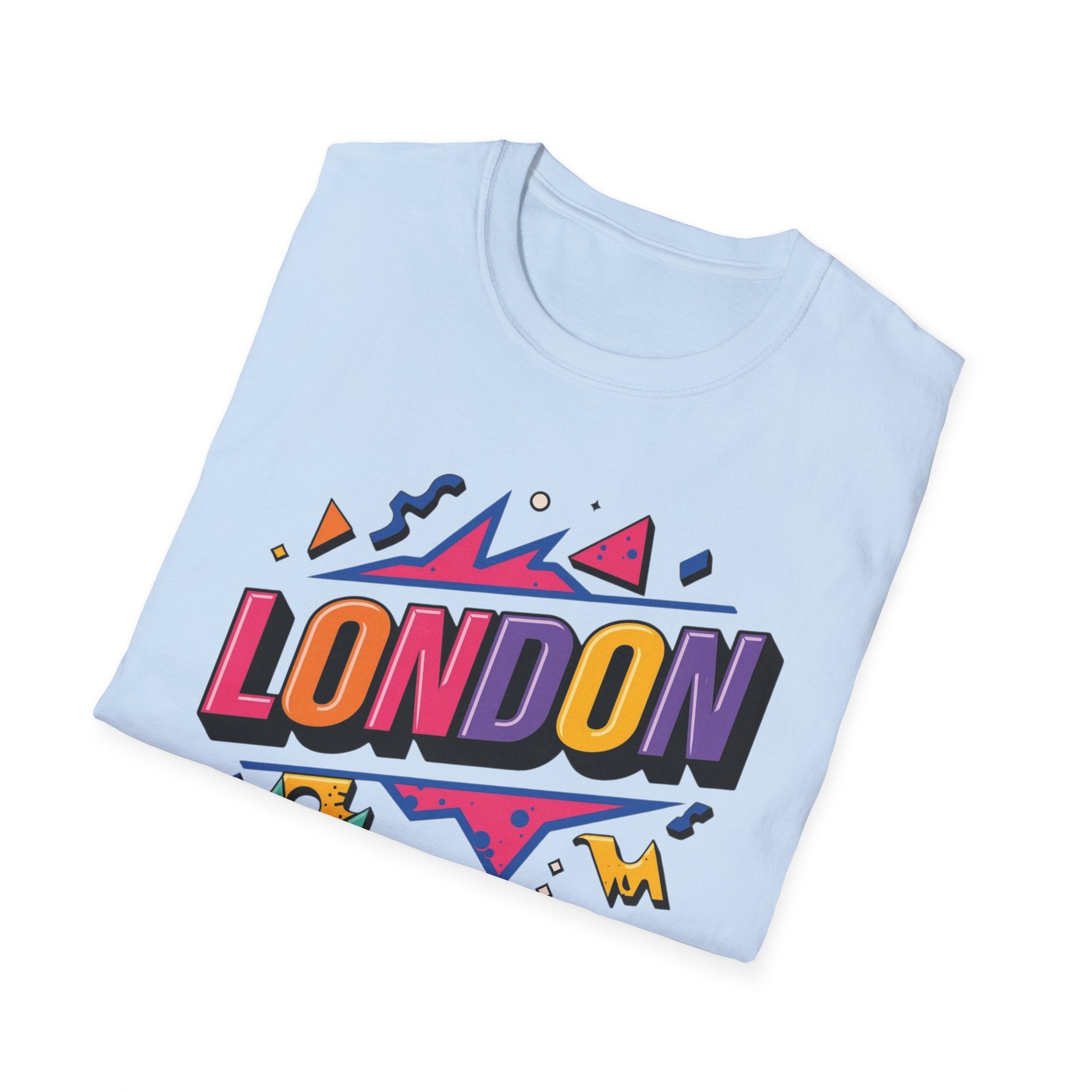 London Pop Art T-Shirt — Colorful Retro City Graphic Tee
