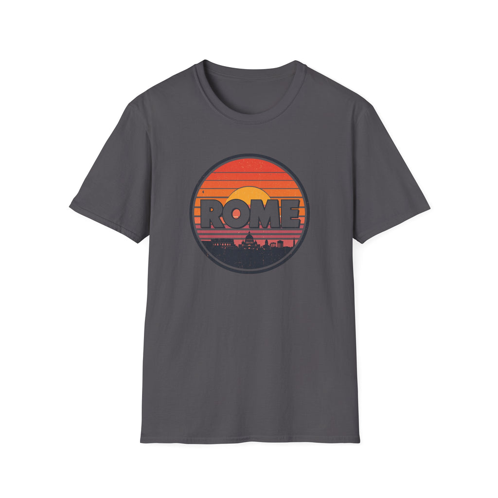 Rome Sunset T-Shirt — Vintage Retro City Skyline Tee