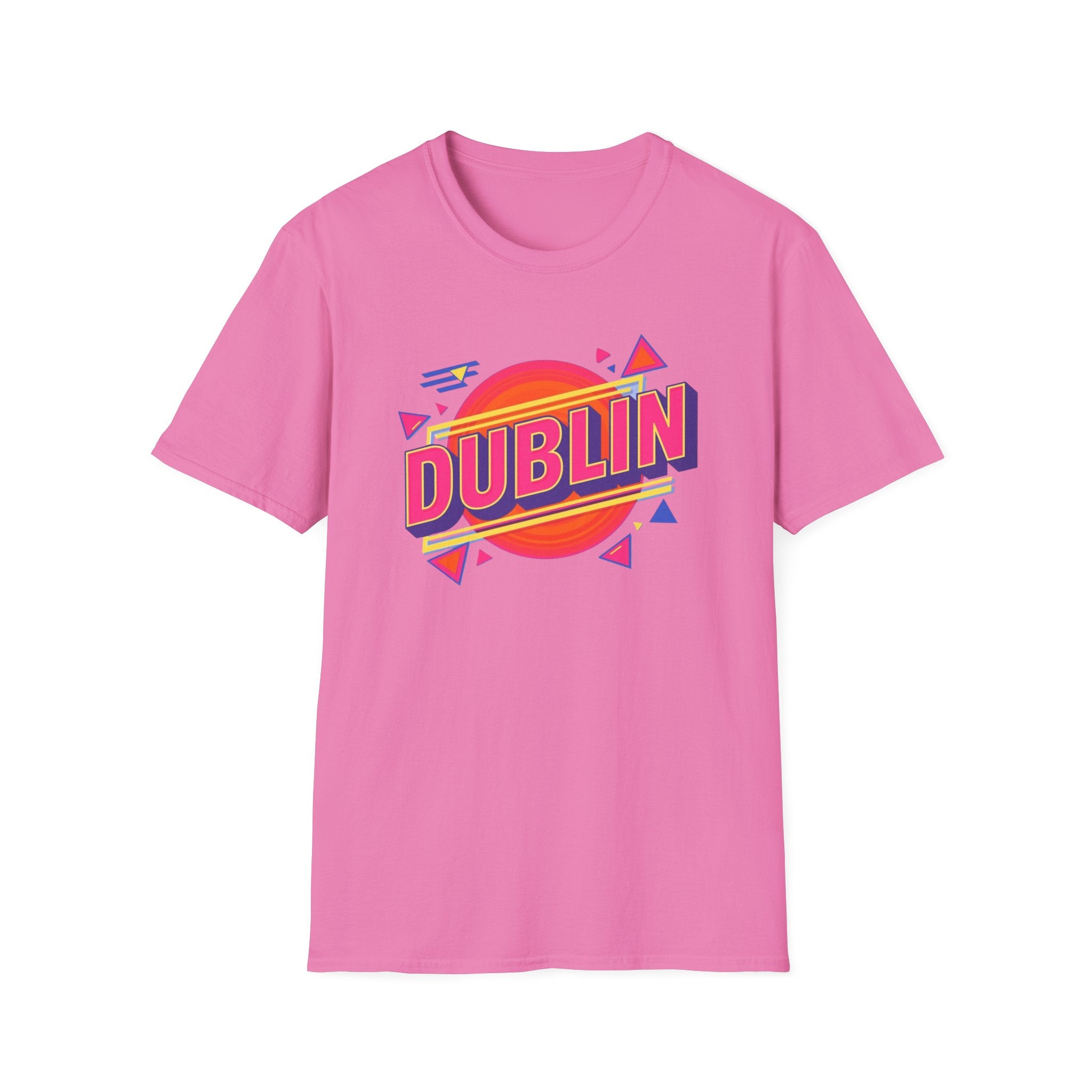 Dublin Retro 3D Unisex Softstyle T-Shirt