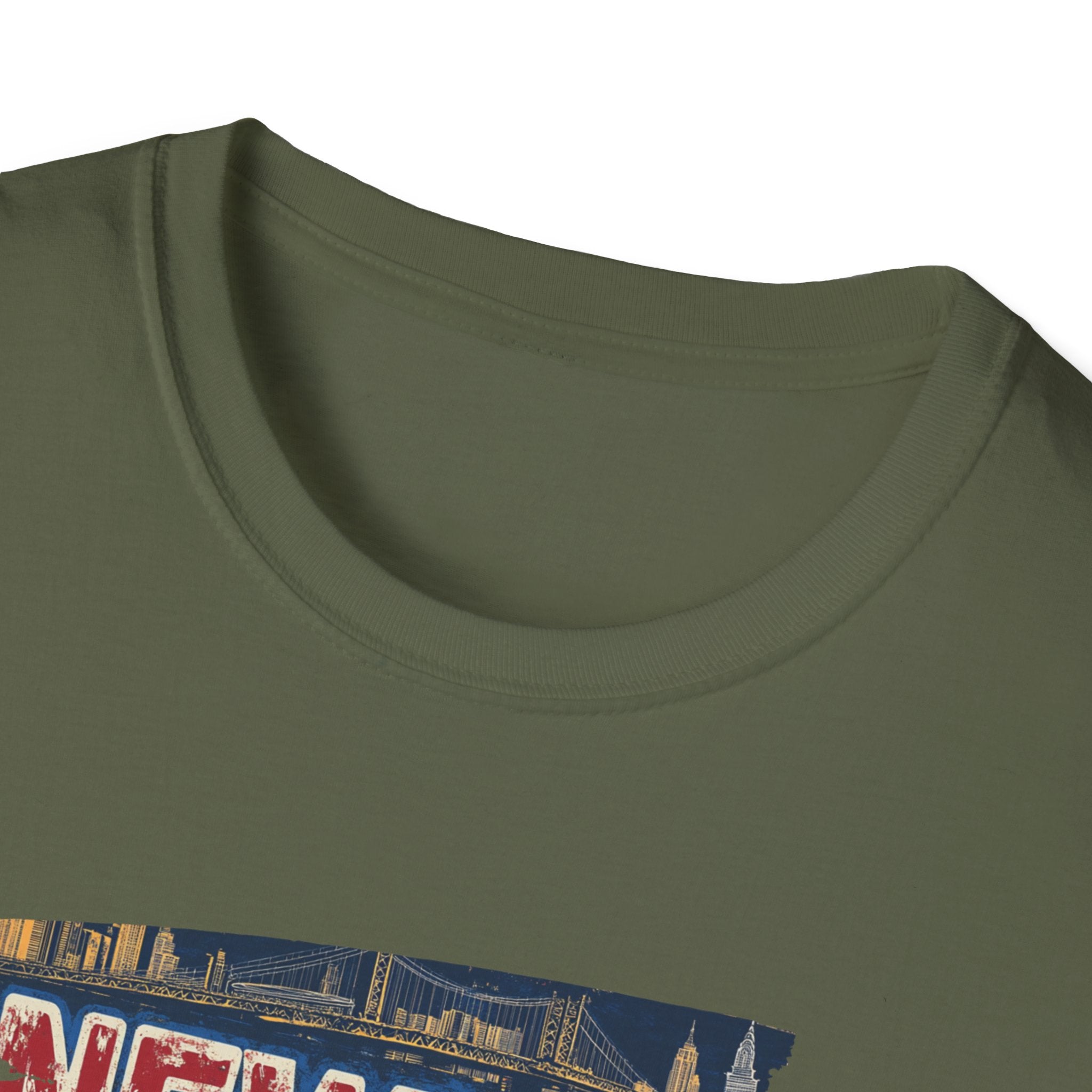 New York Taxi Skyline T-Shirt | NYC vintage cab illustration