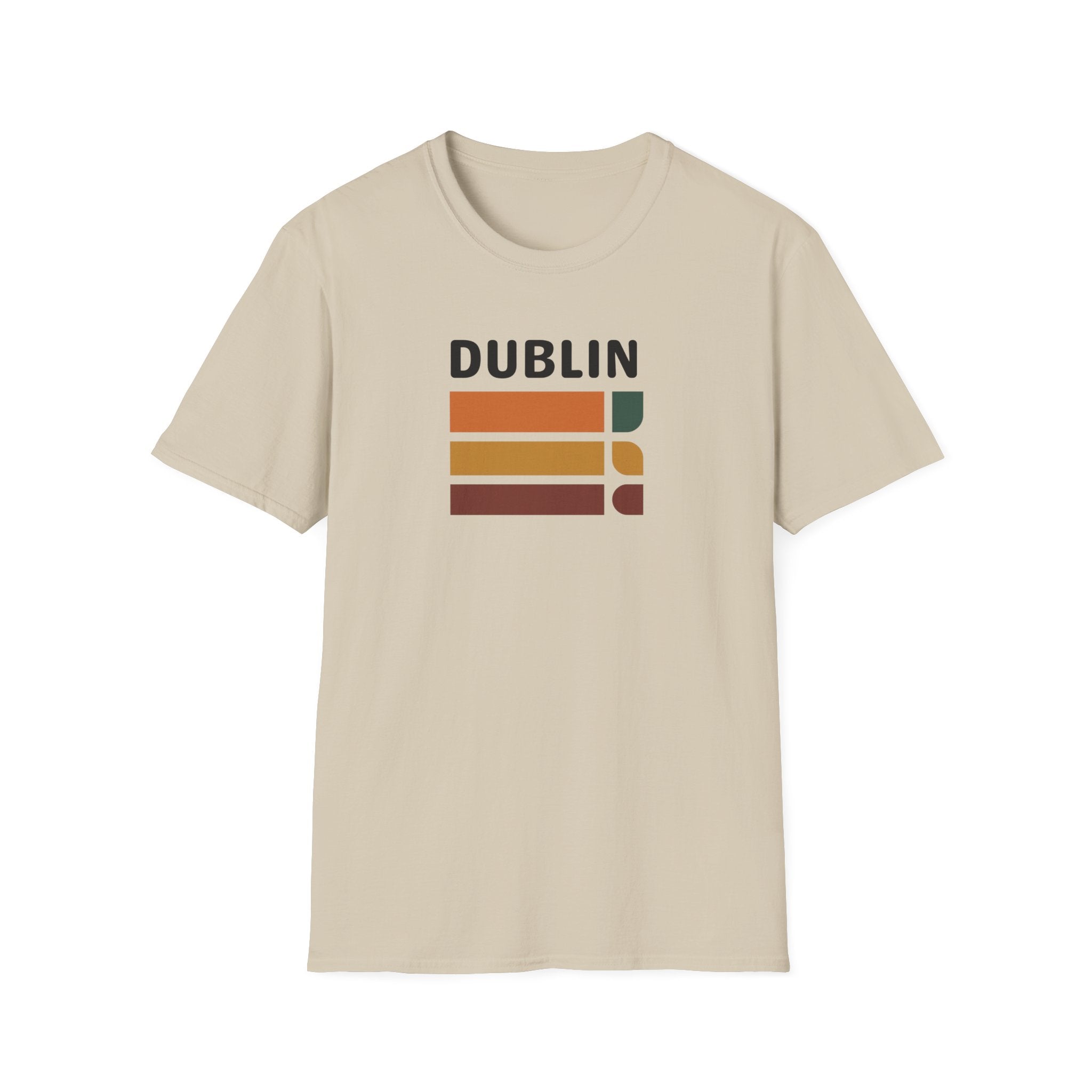 Dublin Retro Stripes T-Shirt | Irish City Graphic Tee