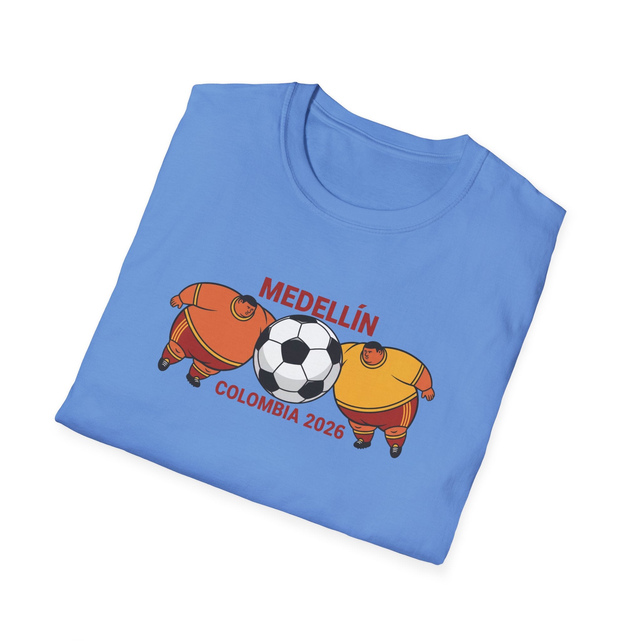 Medellín Colombia 2026 Soccer T-Shirt – Football Dolphins Graphic Tee