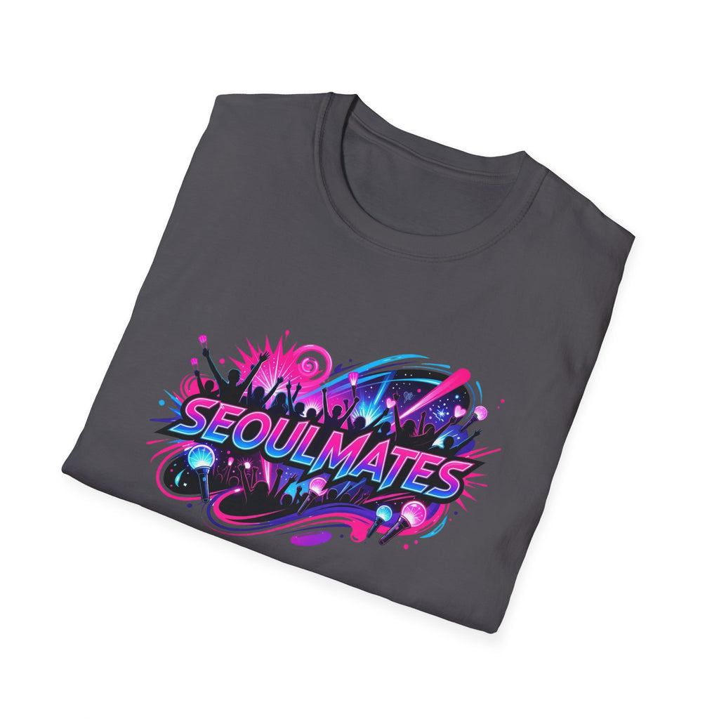 Seoulmates Graphic T-Shirt — Neon K-Pop City Vibe Tee