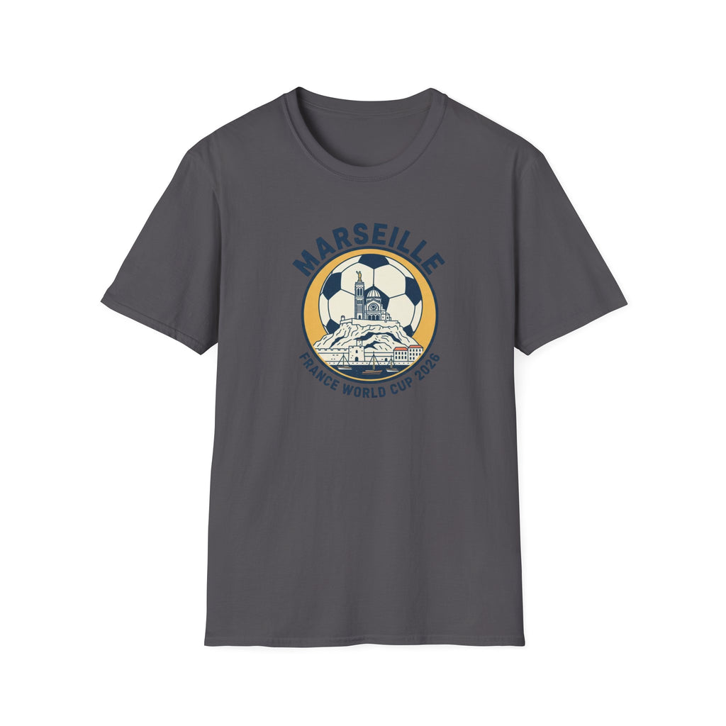 Marseille Soccer T‑Shirt – France World Cup 2026 Stadium Graphic