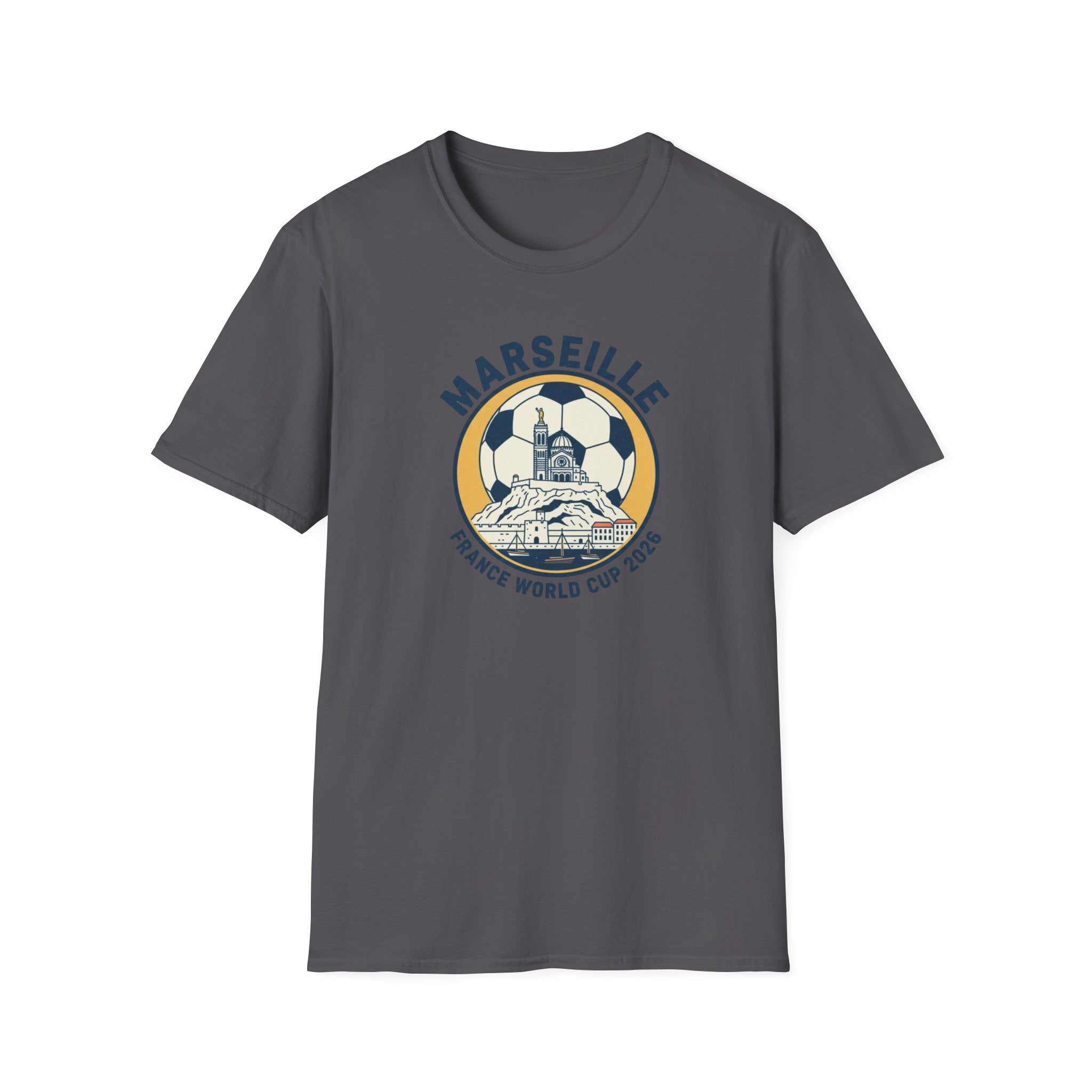 Marseille Soccer T‑Shirt – France World Cup 2026 Stadium Graphic