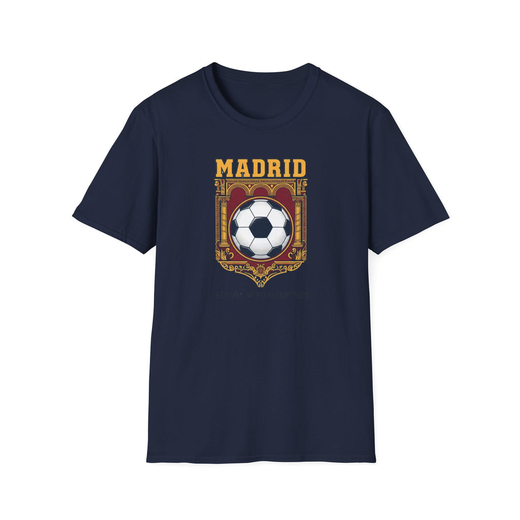 Madrid World Cup Soccer T-Shirt — España World Cup 2026 Graphic Tee