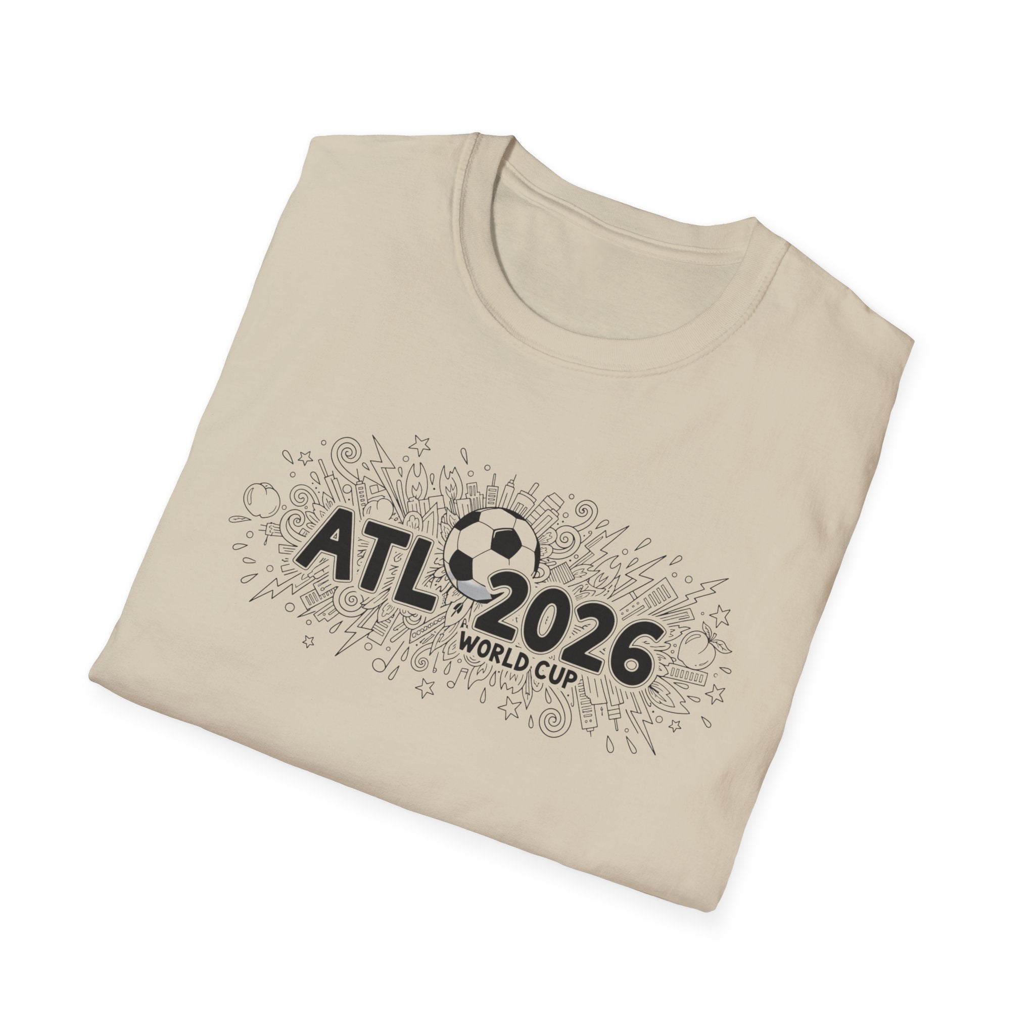 ATL 2026 World Cup Soccer T-Shirt — Atlanta Football Fan Tee