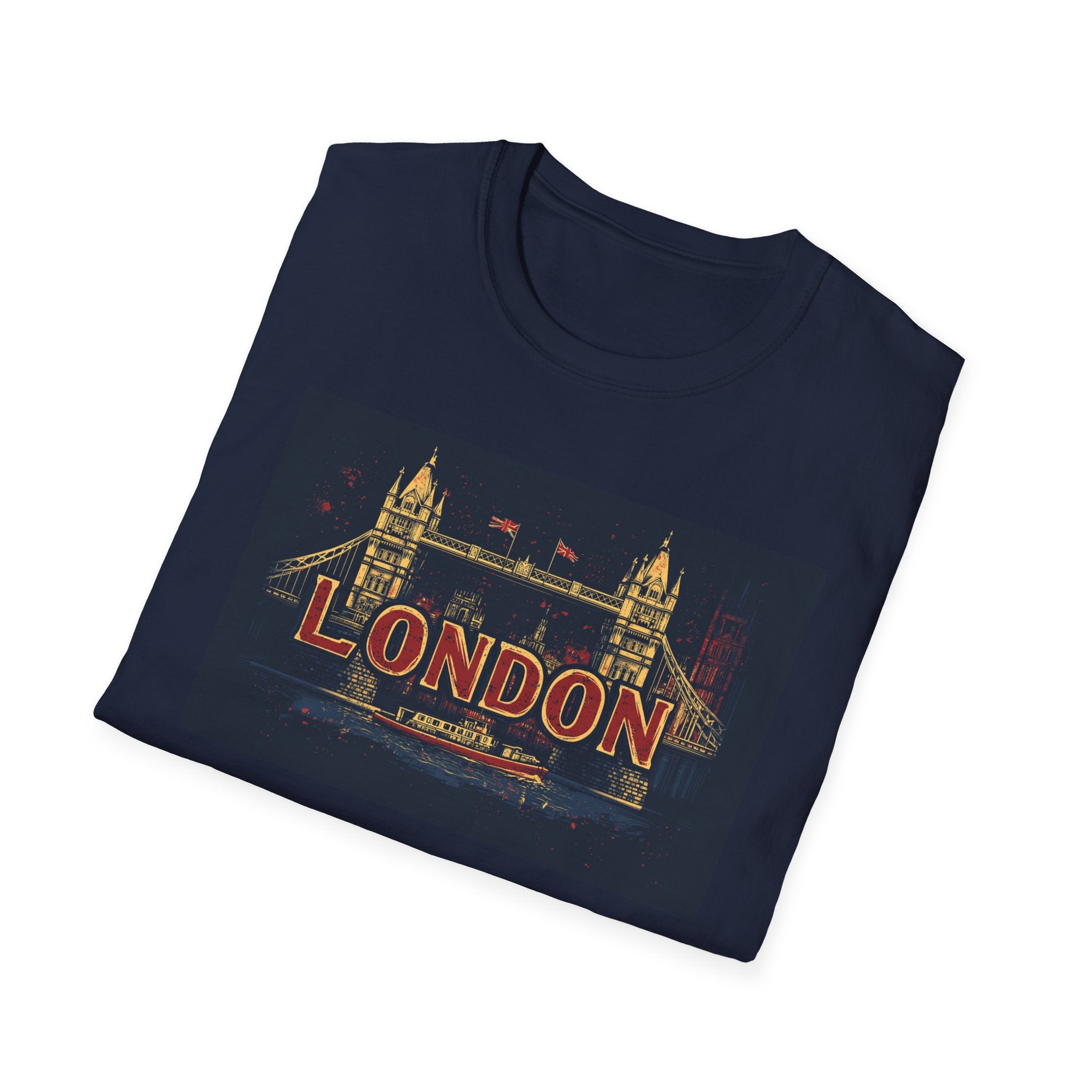 London Tower Bridge Vintage Travel T-Shirt | Retro Cityscape Tee