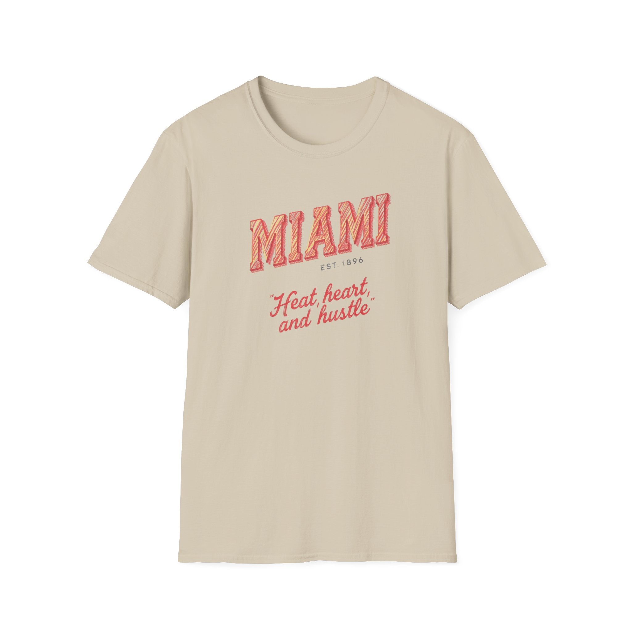 Miami - Heat, Heart and Hustle graphic t-shirt