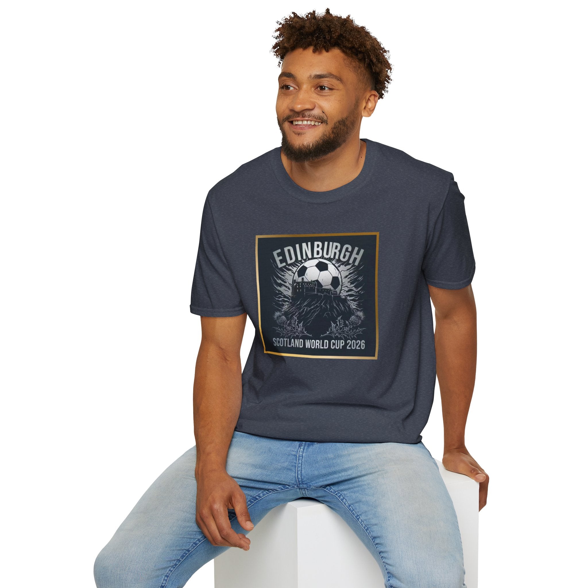 Edinburgh Soccer T-Shirt – Scotland World Cup 2026 Football Tee