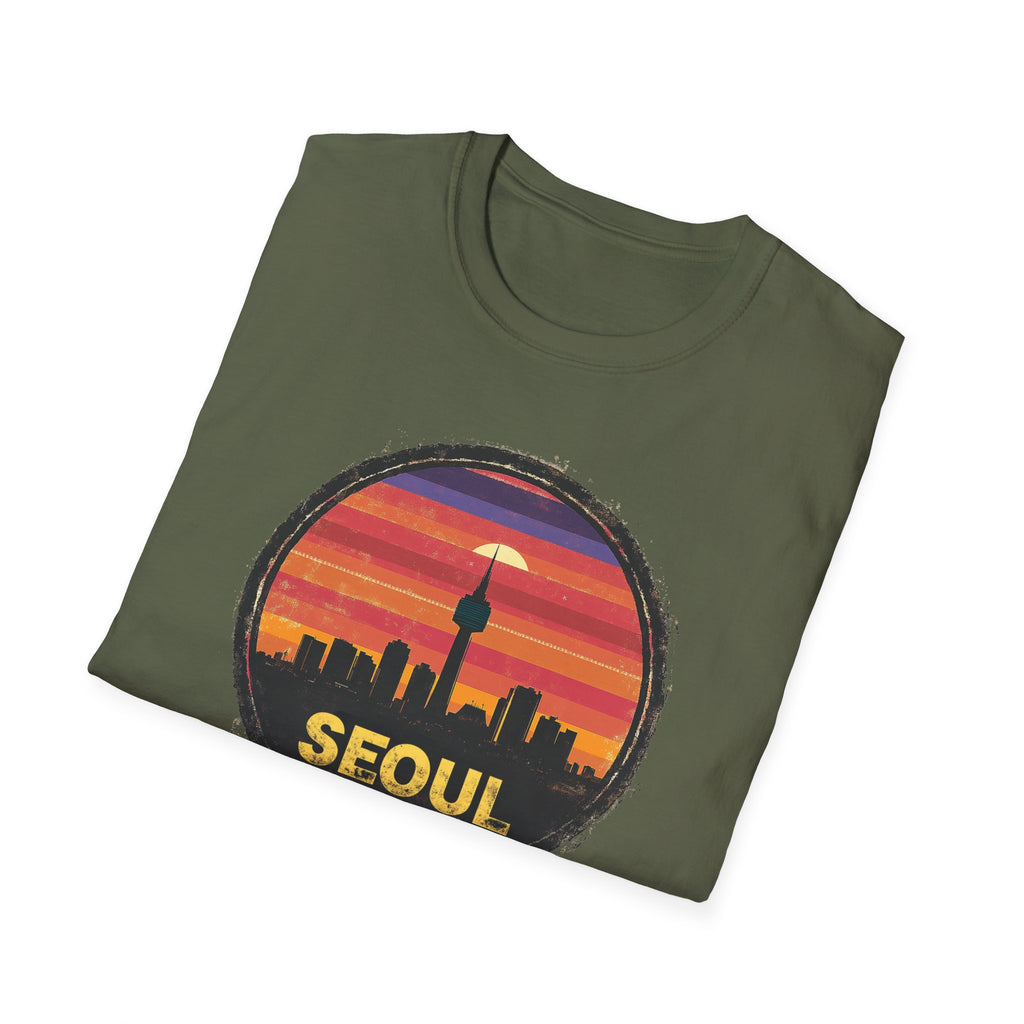 Seoul Sunset Skyline T-Shirt