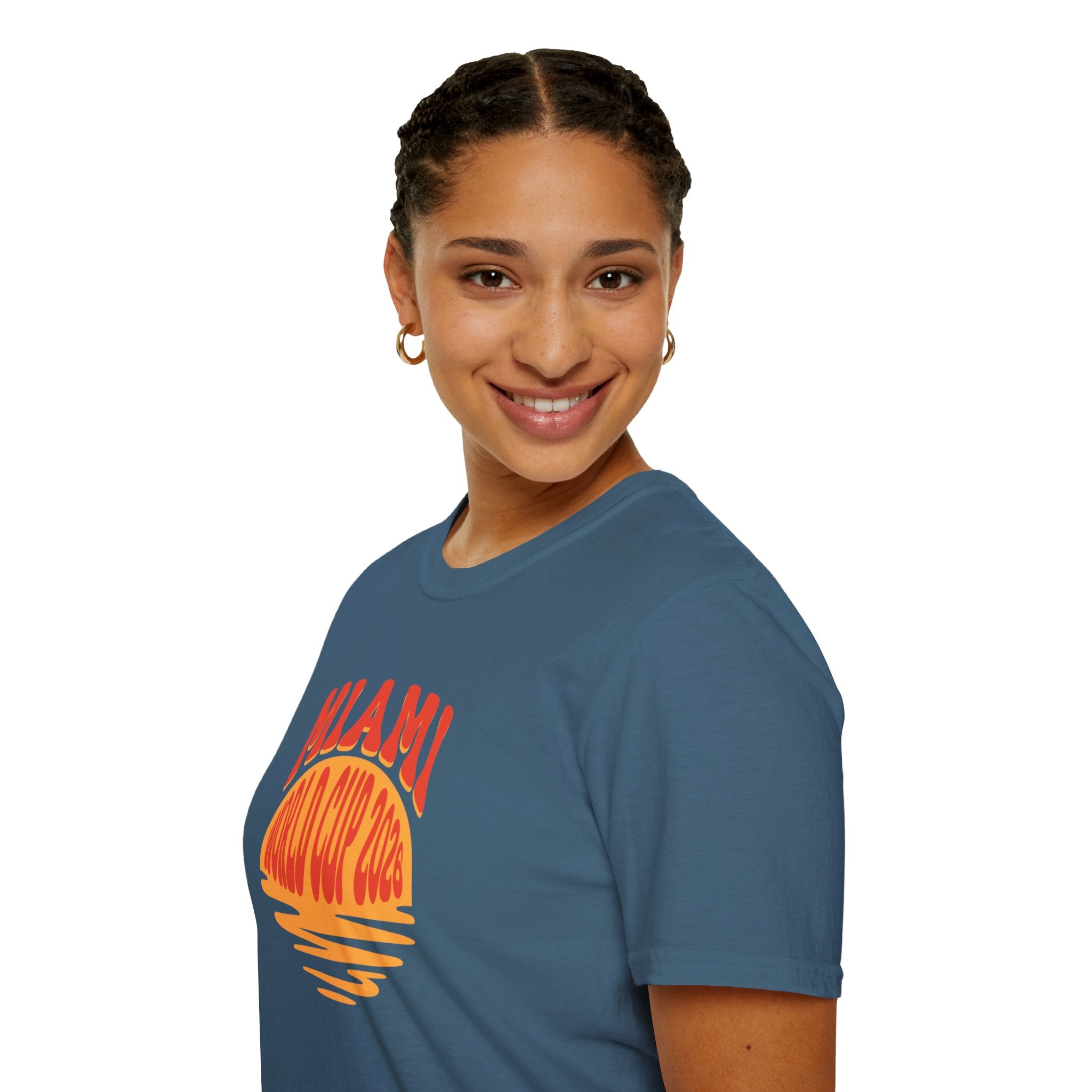 Miami World Cup 2026 T-Shirt – Retro Sunset Soccer Tee