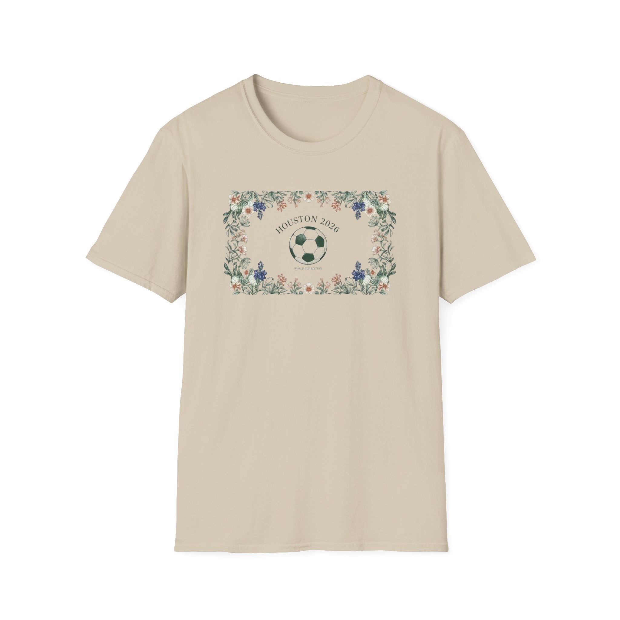 Floral Soccer Mom T-Shirt — 'Best Mom Ever' Athletic Floral Tee
