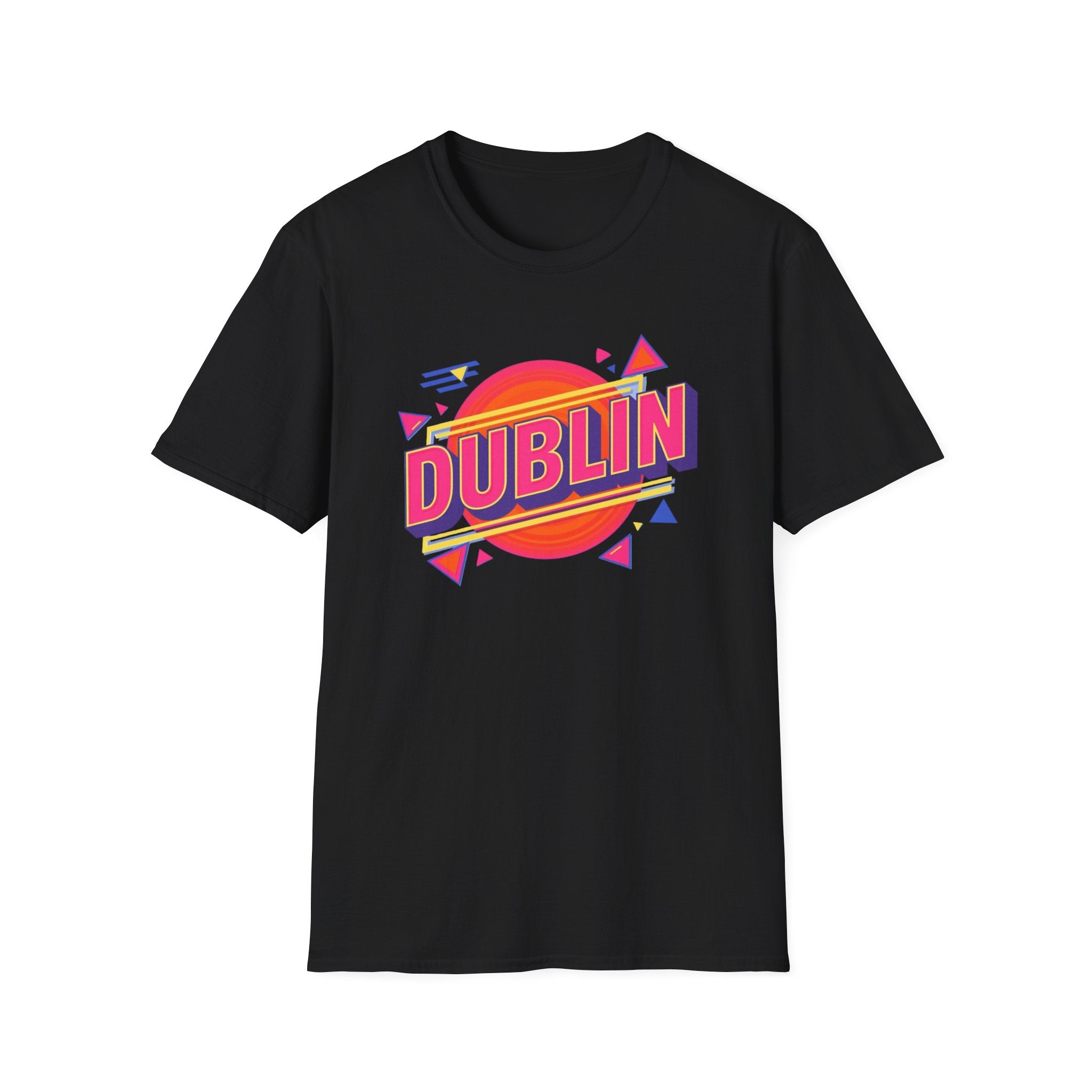 Dublin Retro 3D Unisex Softstyle T-Shirt
