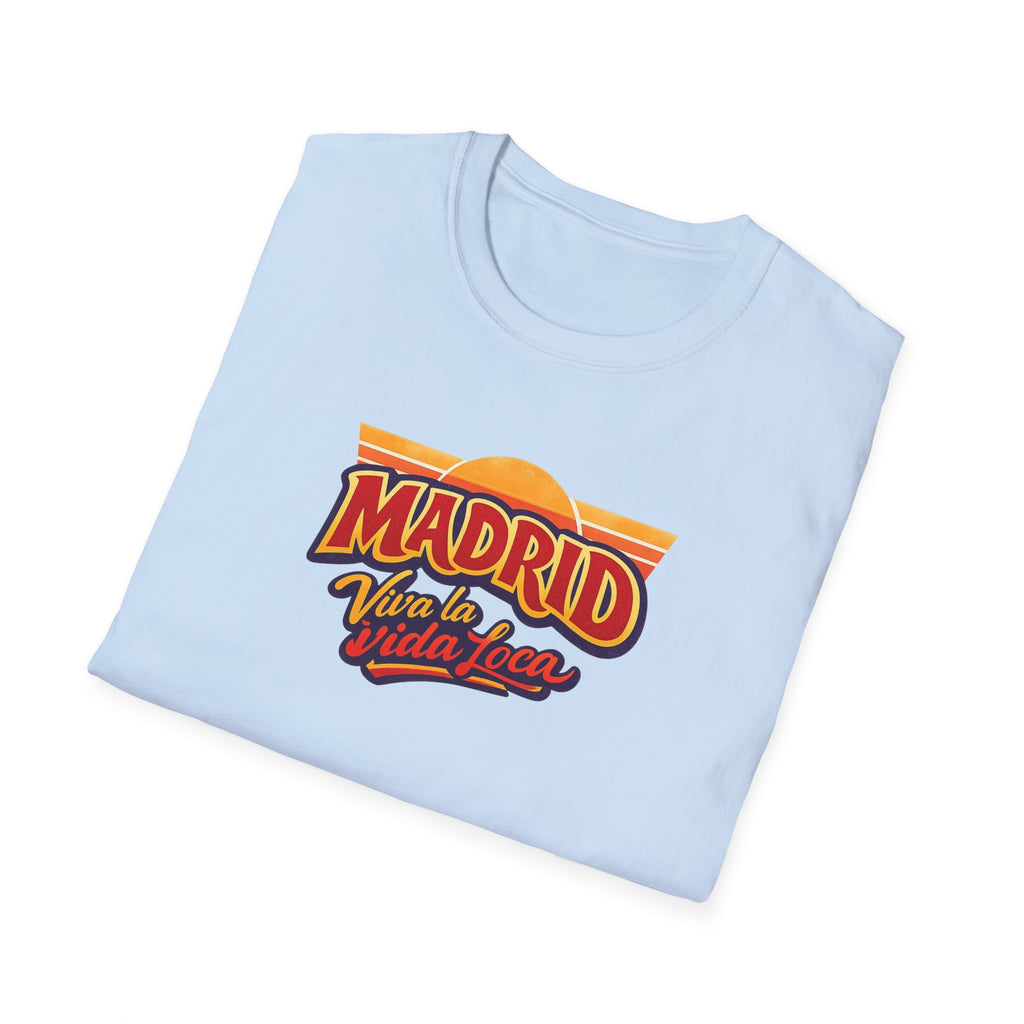 Madrid Viva La Vida Retro Graphic T-Shirt