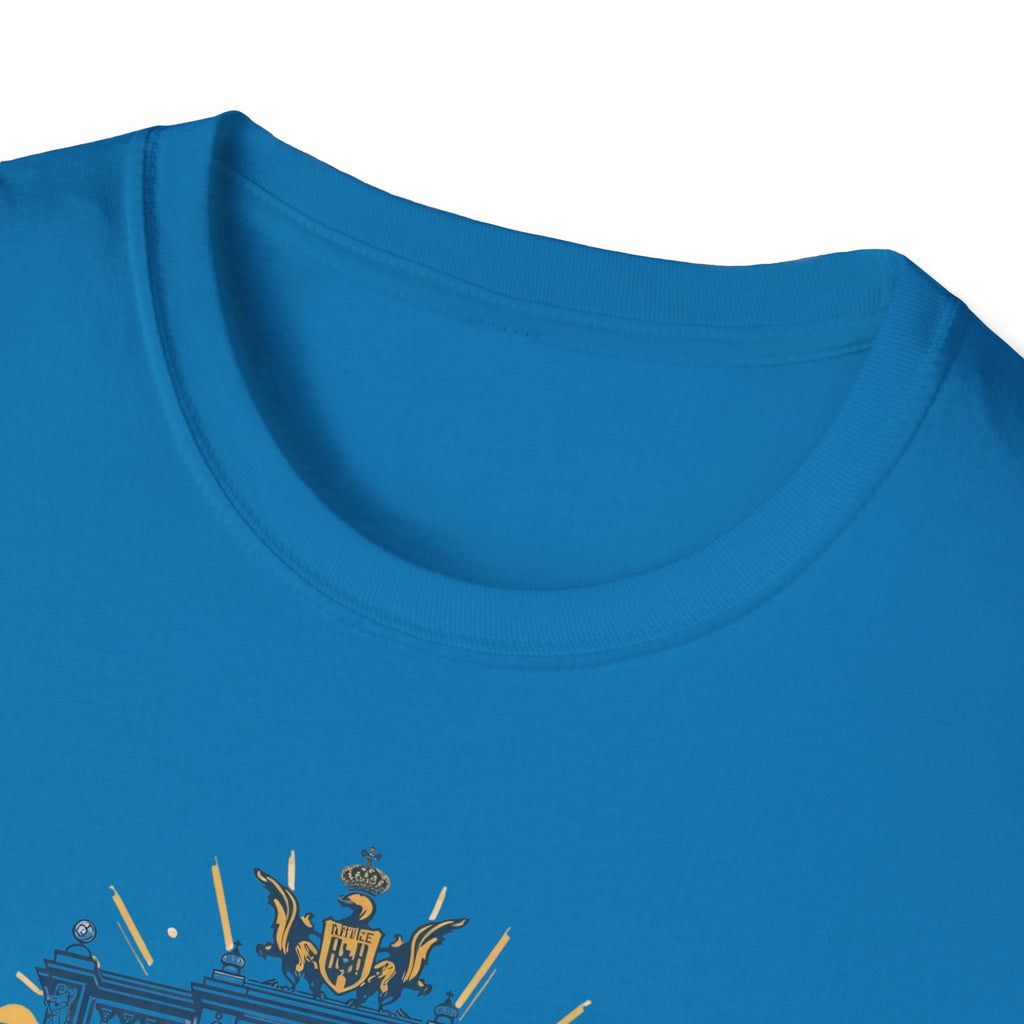 Madrid Arch Illustration T-Shirt | Puerta de Alcalá Landmark Tee