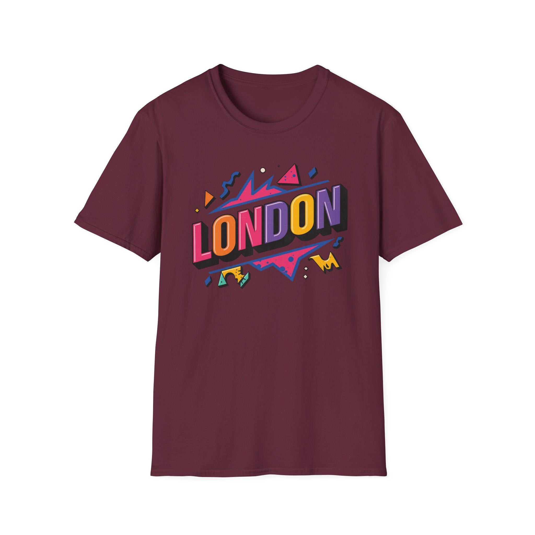 London Pop Art T-Shirt — Colorful Retro City Graphic Tee