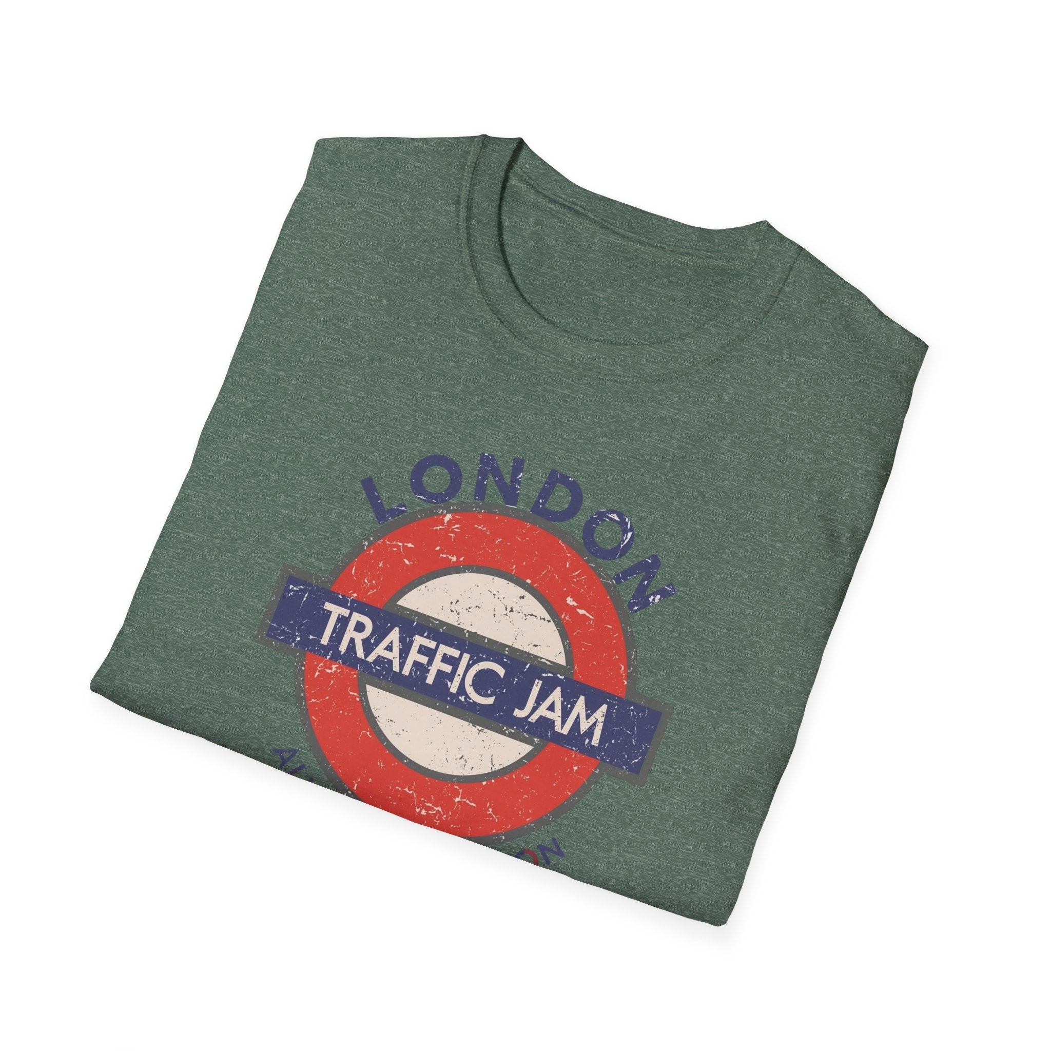 London Traffic Jam T-Shirt — Vintage Tube Roundel Graphic Tee