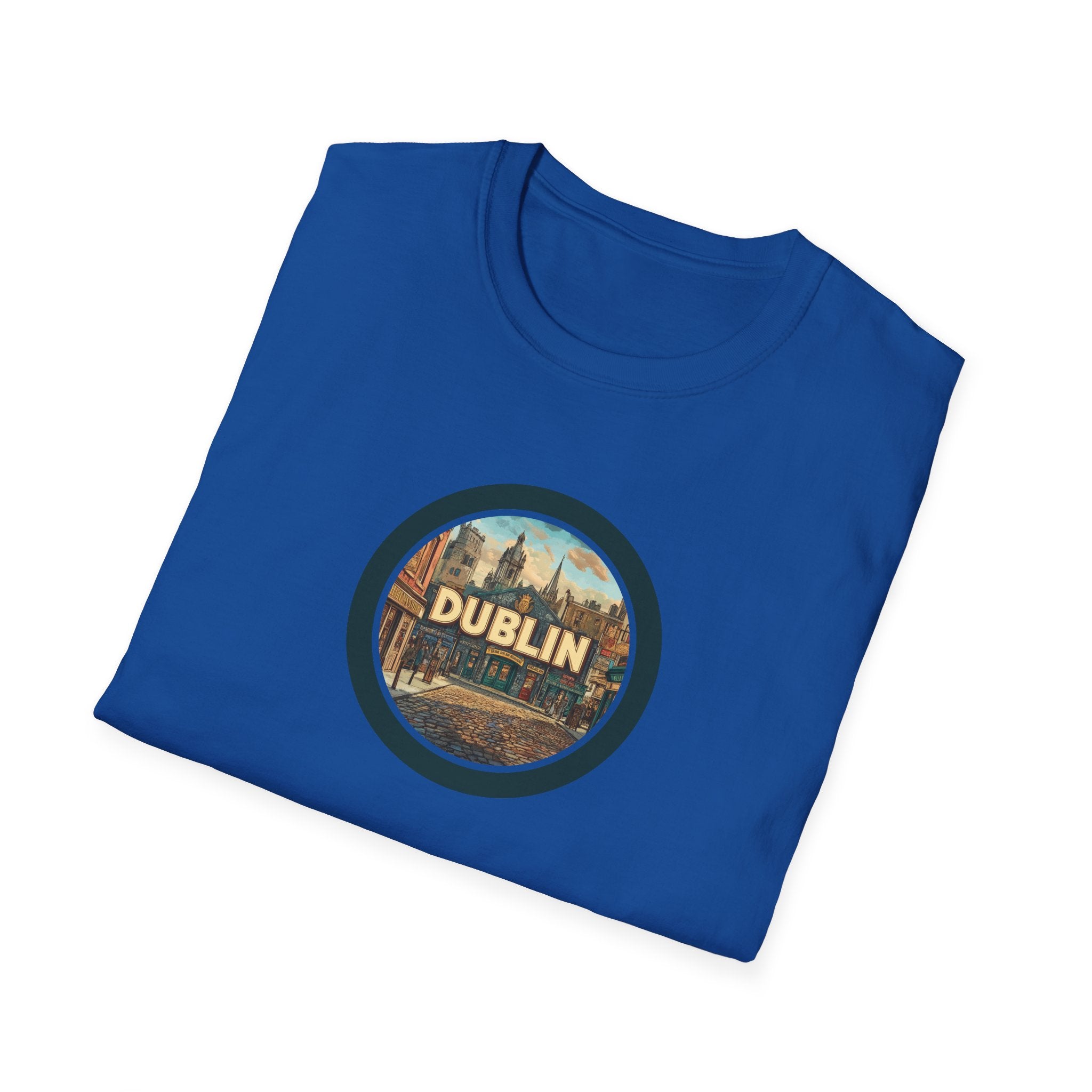 Dublin Vintage Cityscape T-Shirt | Ireland Travel Souvenir