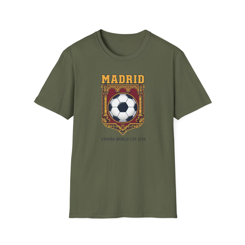 Madrid World Cup Soccer T-Shirt — España World Cup 2026 Graphic Tee