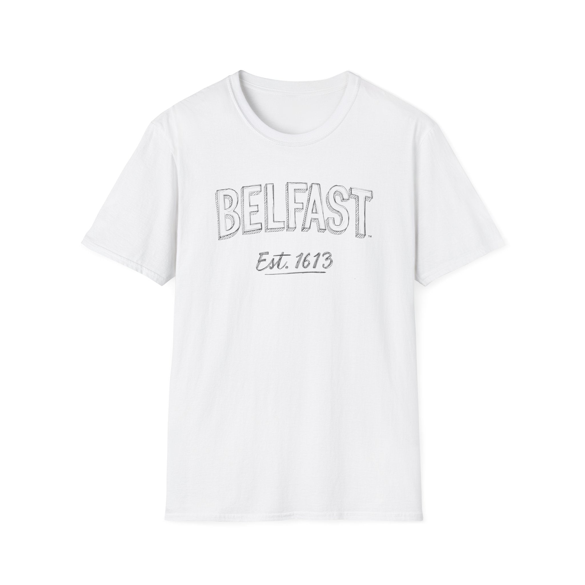 Belfast Est. 1613 Vintage-Style T-Shirt — Retro City Pride Tee