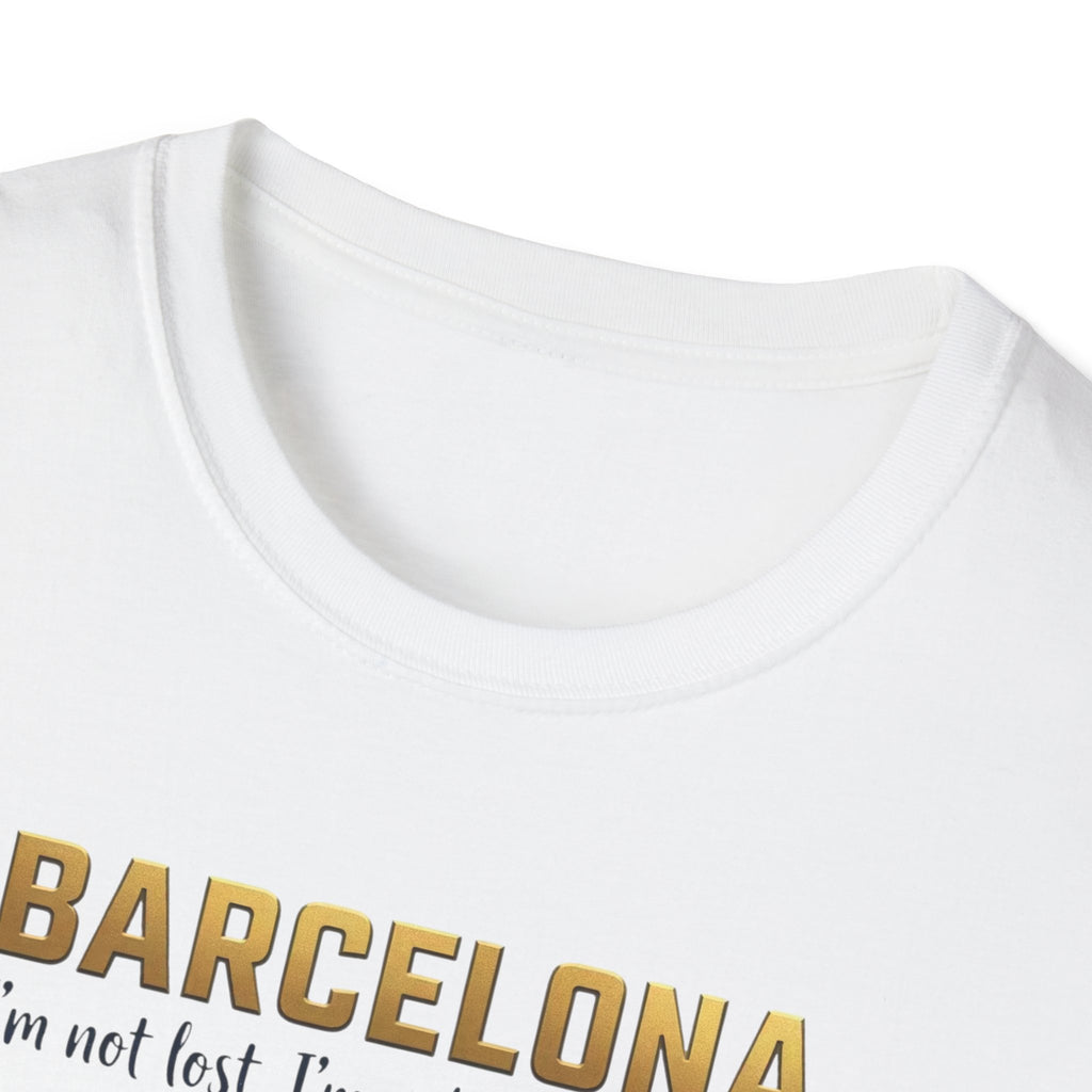 Barcelona Heart Maze T-Shirt — I am not lost, I’m urban exploring
