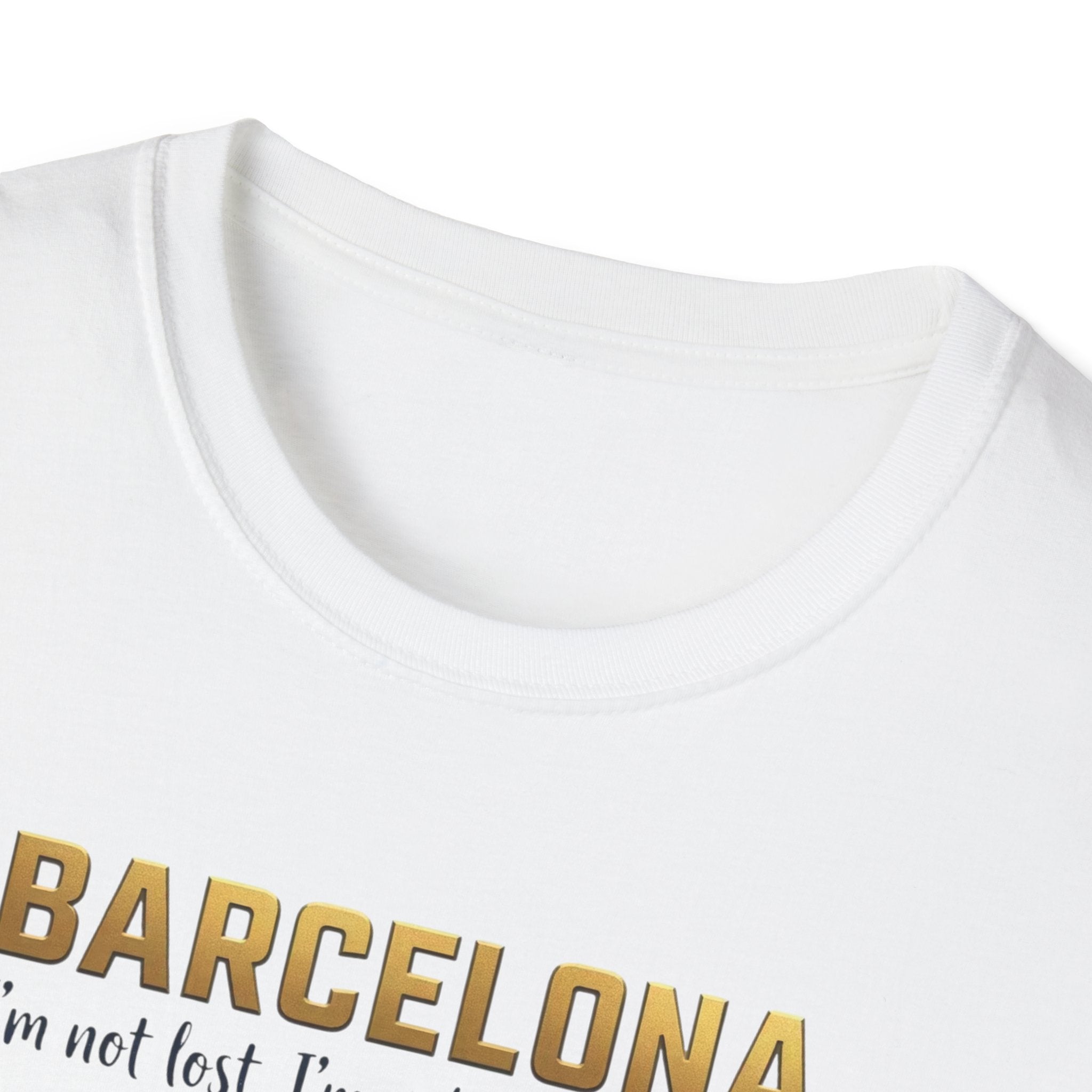 Barcelona Heart Maze T-Shirt — I am not lost, I’m urban exploring