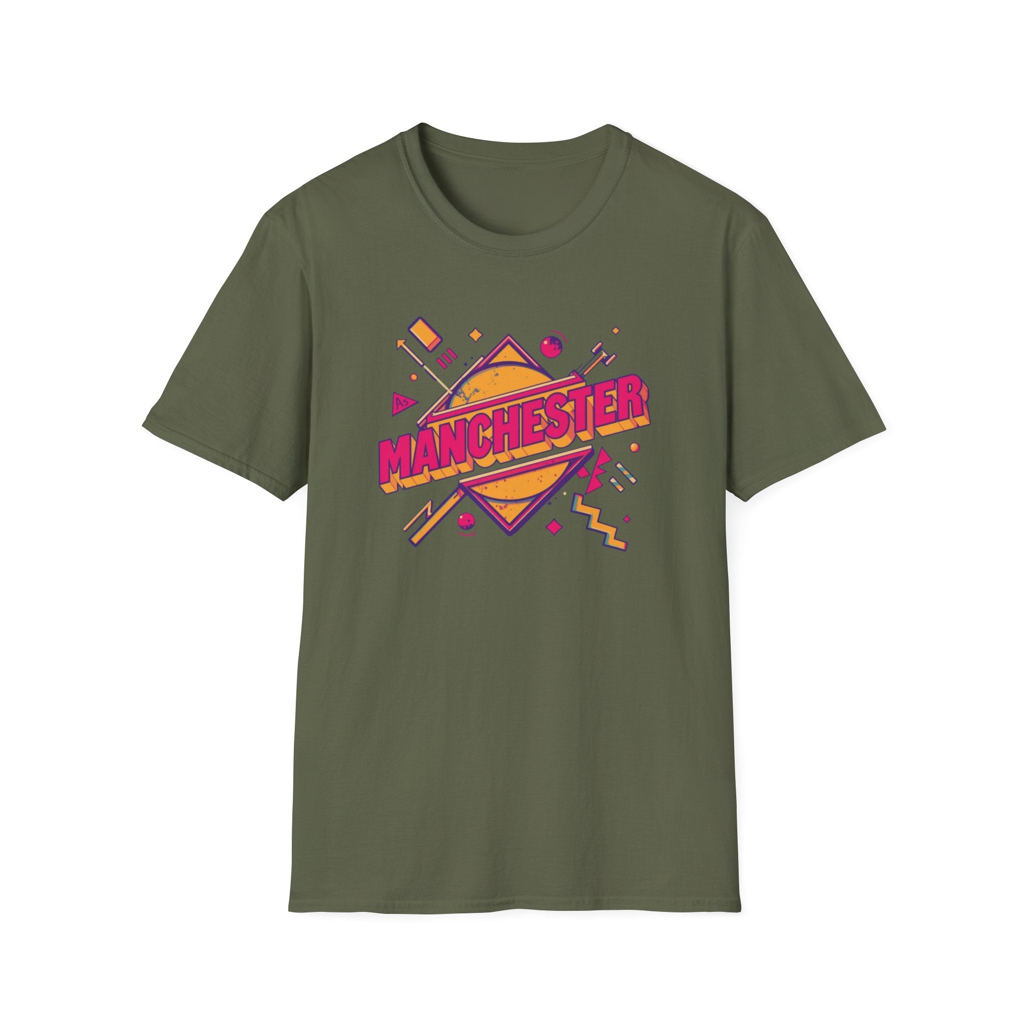 Manchester Retro Graphic T-Shirt