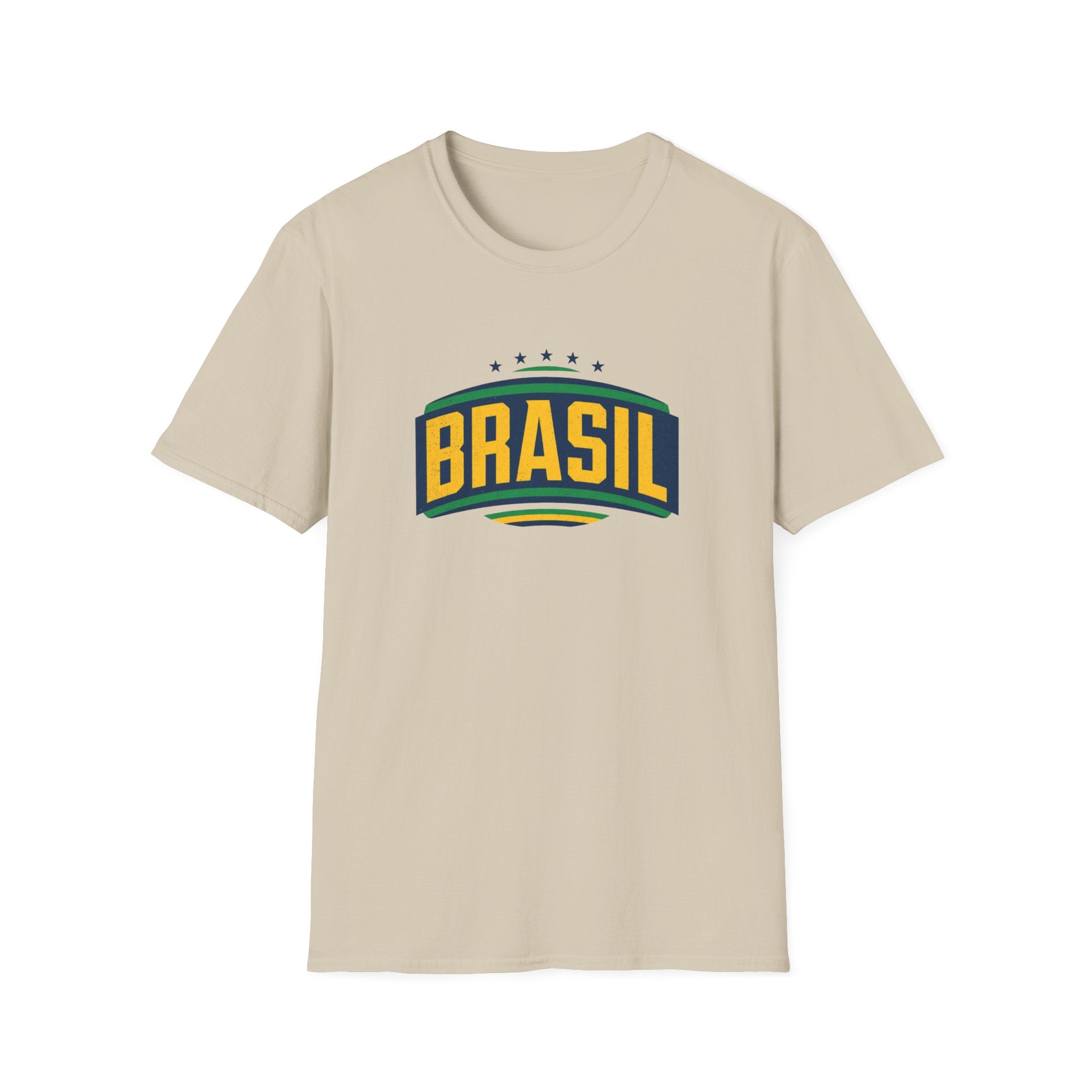 Brasil Retro Arch T-Shirt | Brazilian Flag Colors, Soccer Pride
