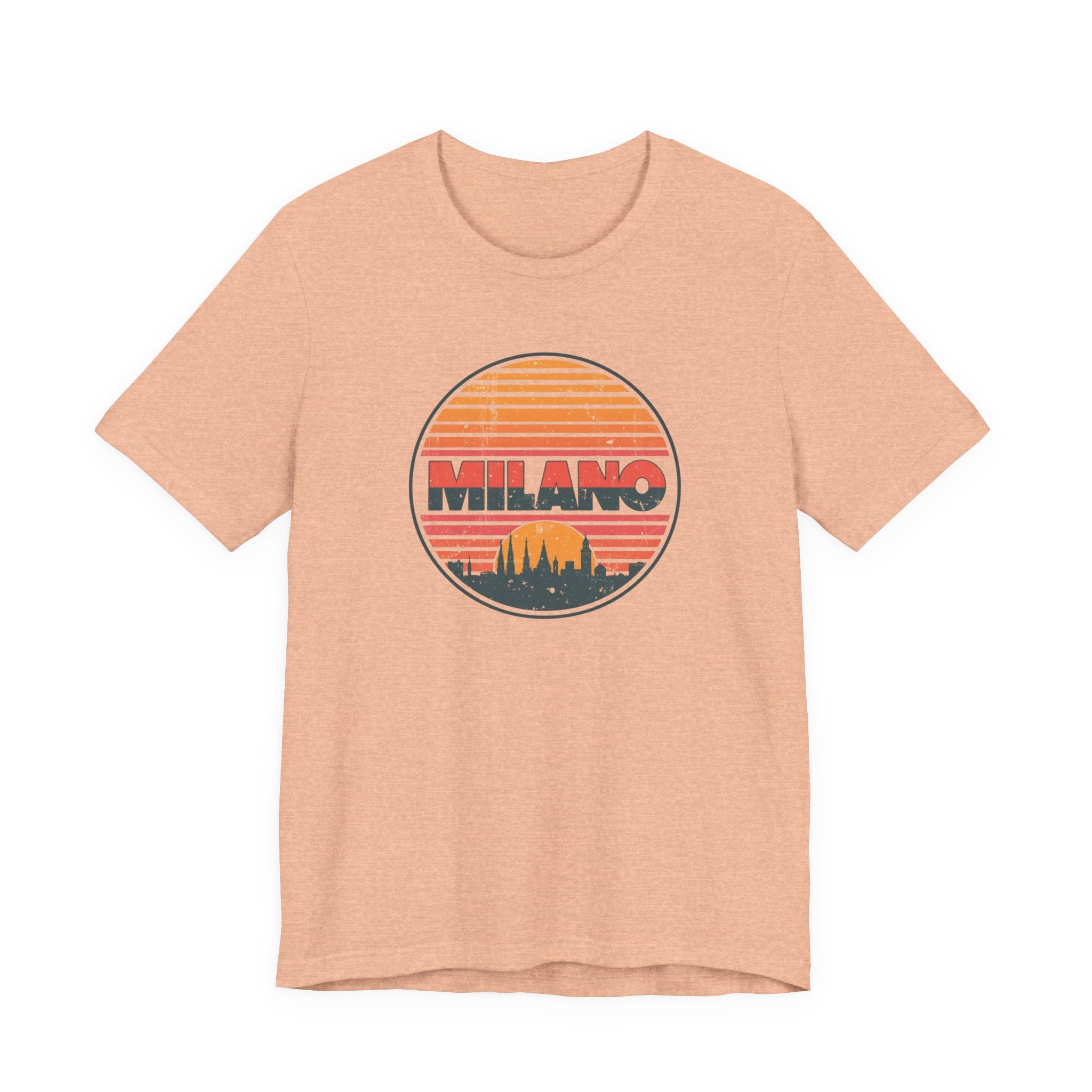 Milano Retro Sunset Tee — Vintage Italy Travel T‑Shirt