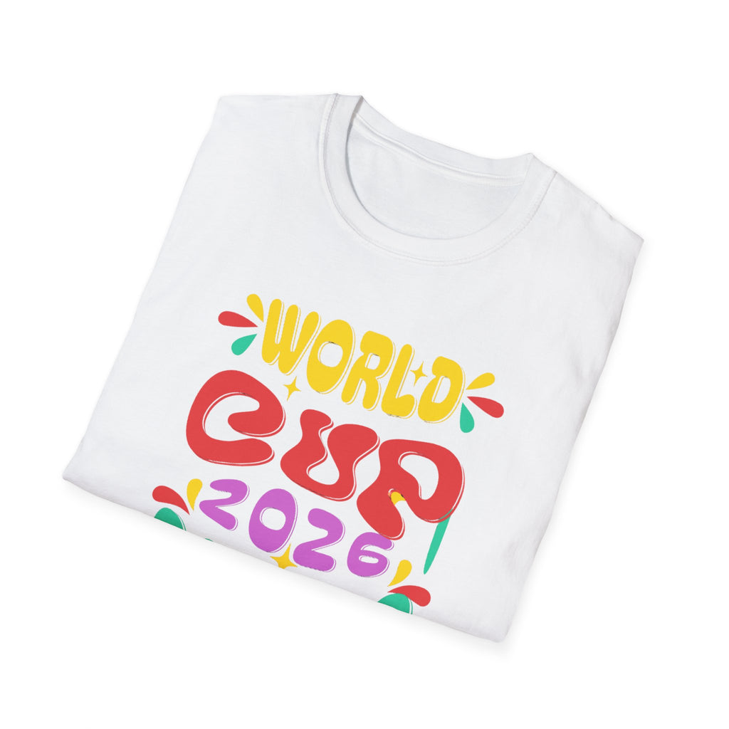 World Cup 2026 Dallas T-Shirt — Colorful Retro Soccer Fan Tee