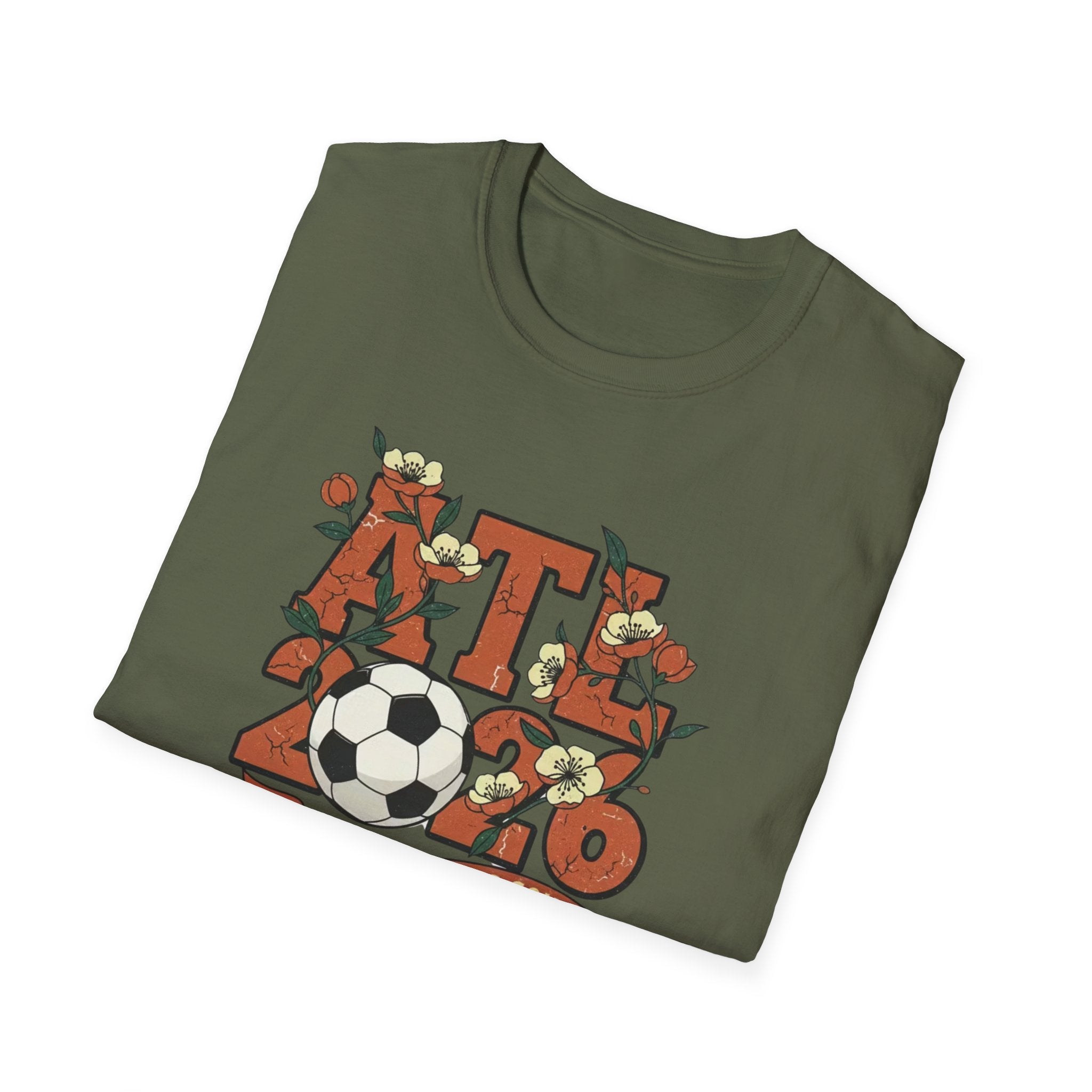 Atlanta (ATL) World Cup 2030 Soccer T-Shirt — "World Cup Comes South" Retro Design