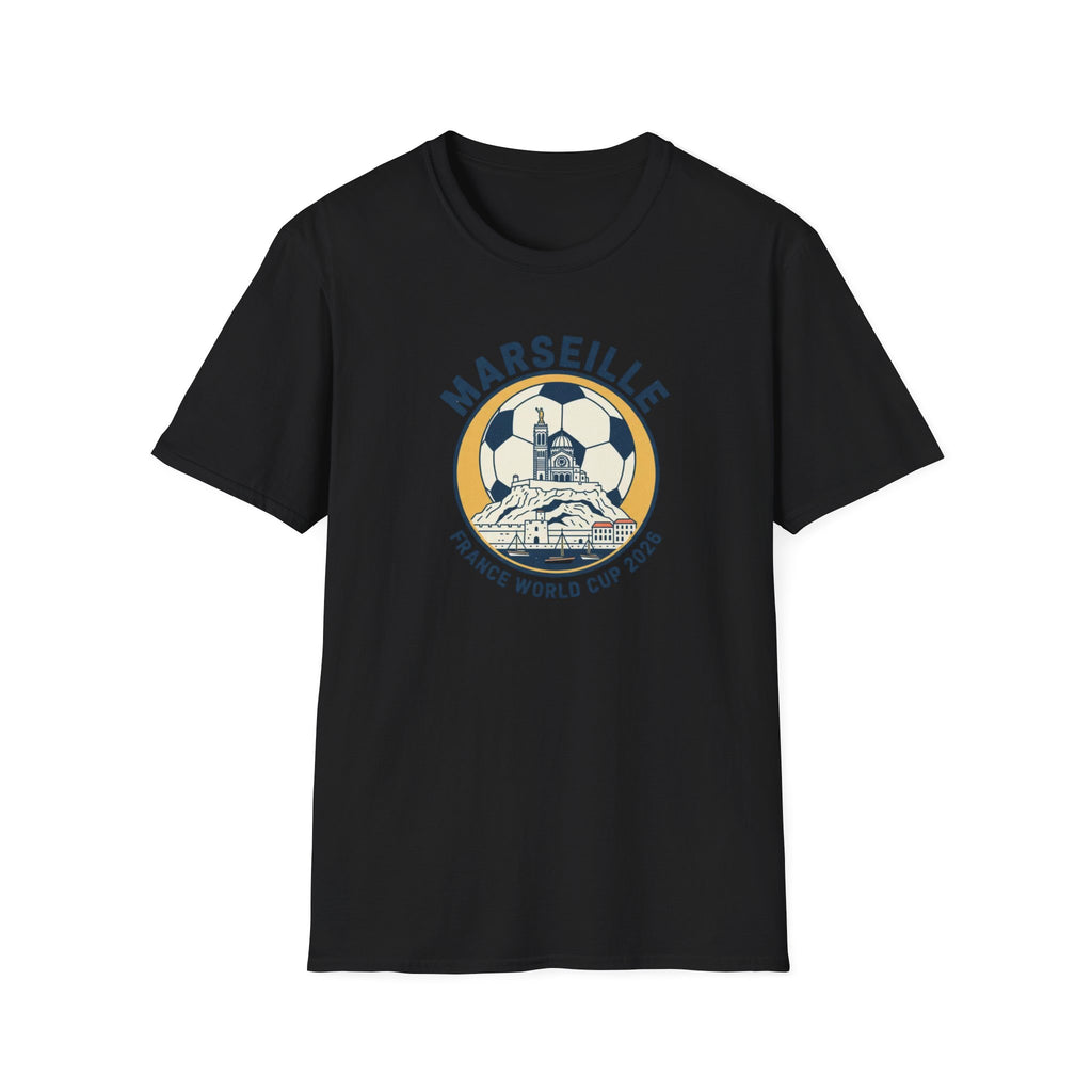 Marseille Soccer T‑Shirt – France World Cup 2026 Stadium Graphic