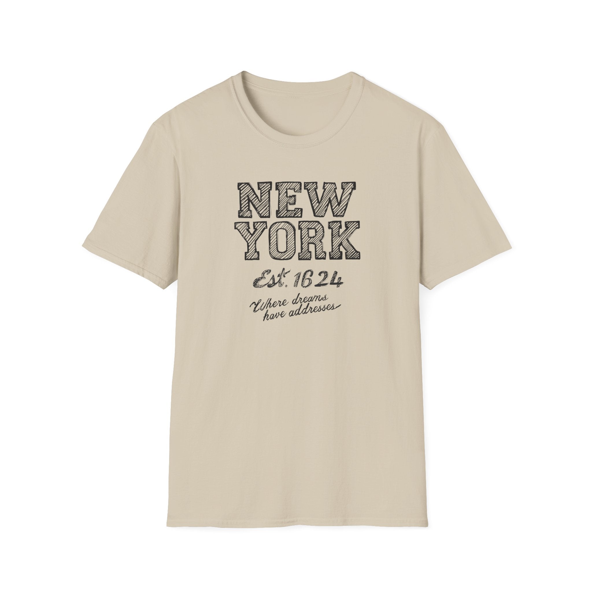 New York Est. 1624 Vintage City T-Shirt — Retro Travel Tee