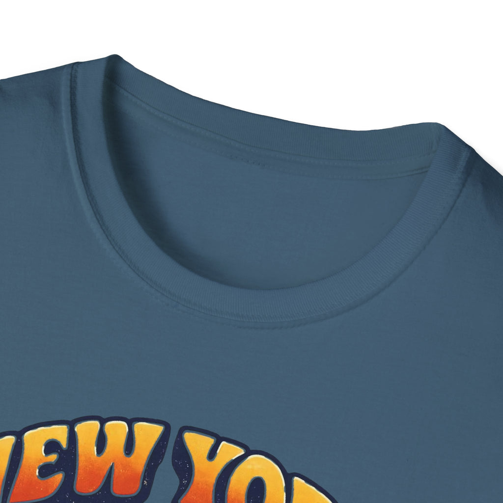 New York "Forget About It" Retro Sunset T-Shirt