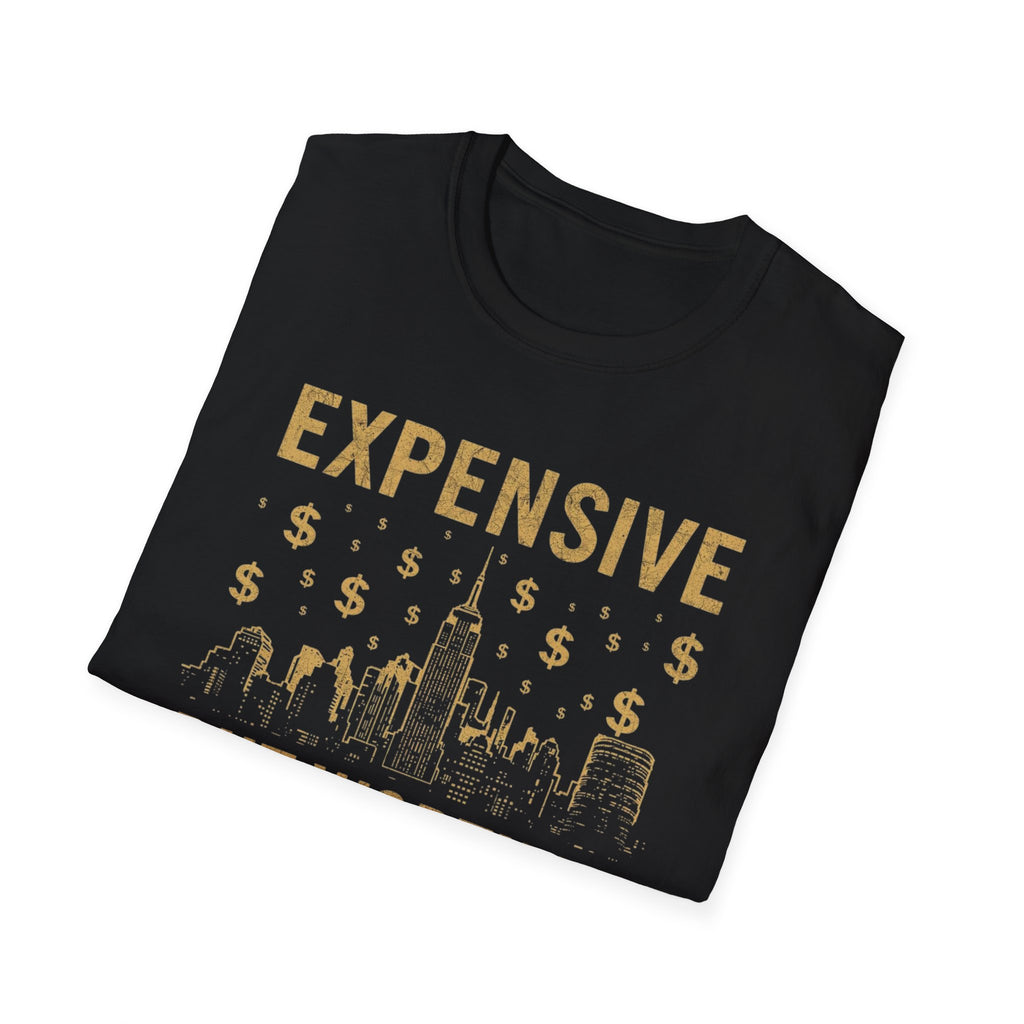Expensive But Worth It New York City T-Shirt | NYC skyline money design