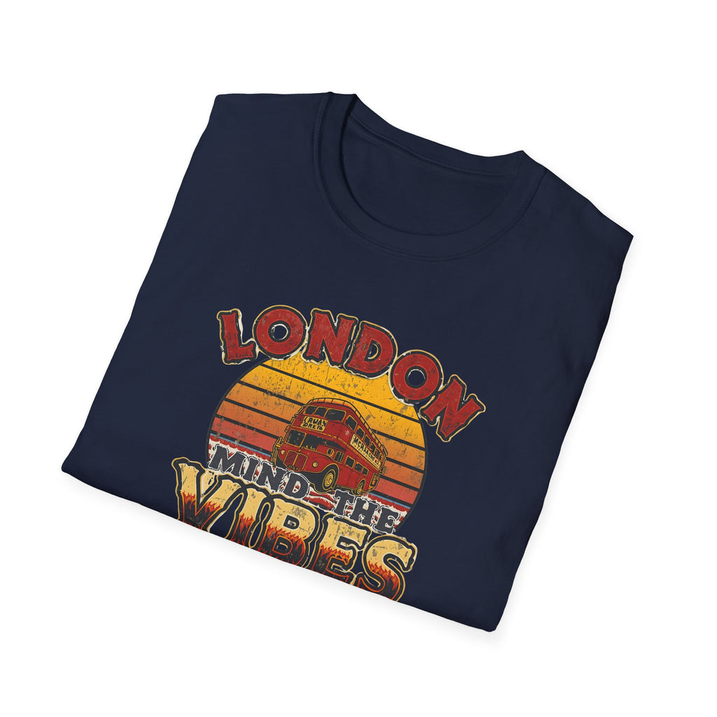 London Vibes T-Shirt — Retro "Mind the Vibes" Graphic Tee