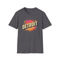 Detroit Retro Sunset T-Shirt — Vintage City Typography Tee