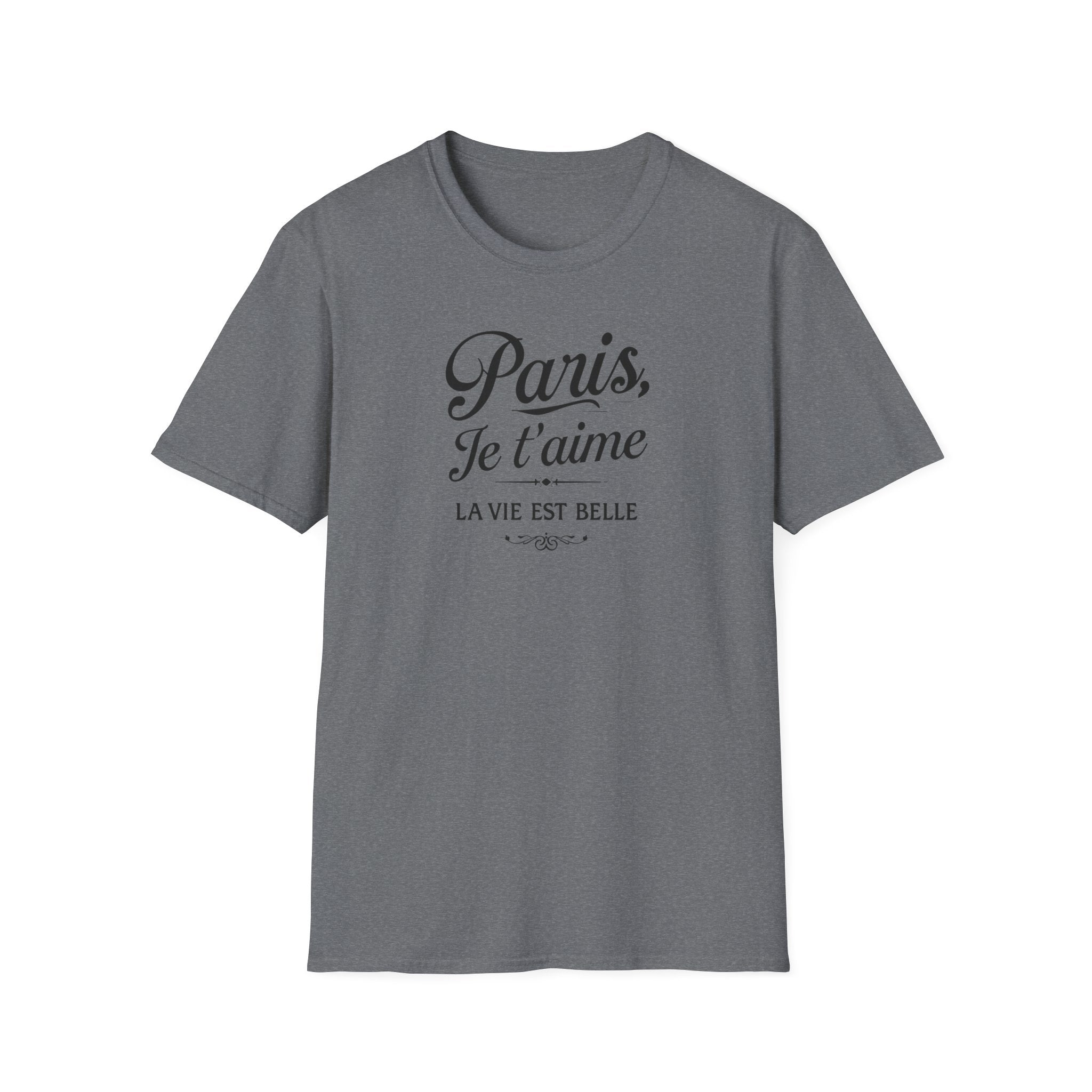 Paris Je t'aime T-Shirt | La Vie Est Belle Parisian Script