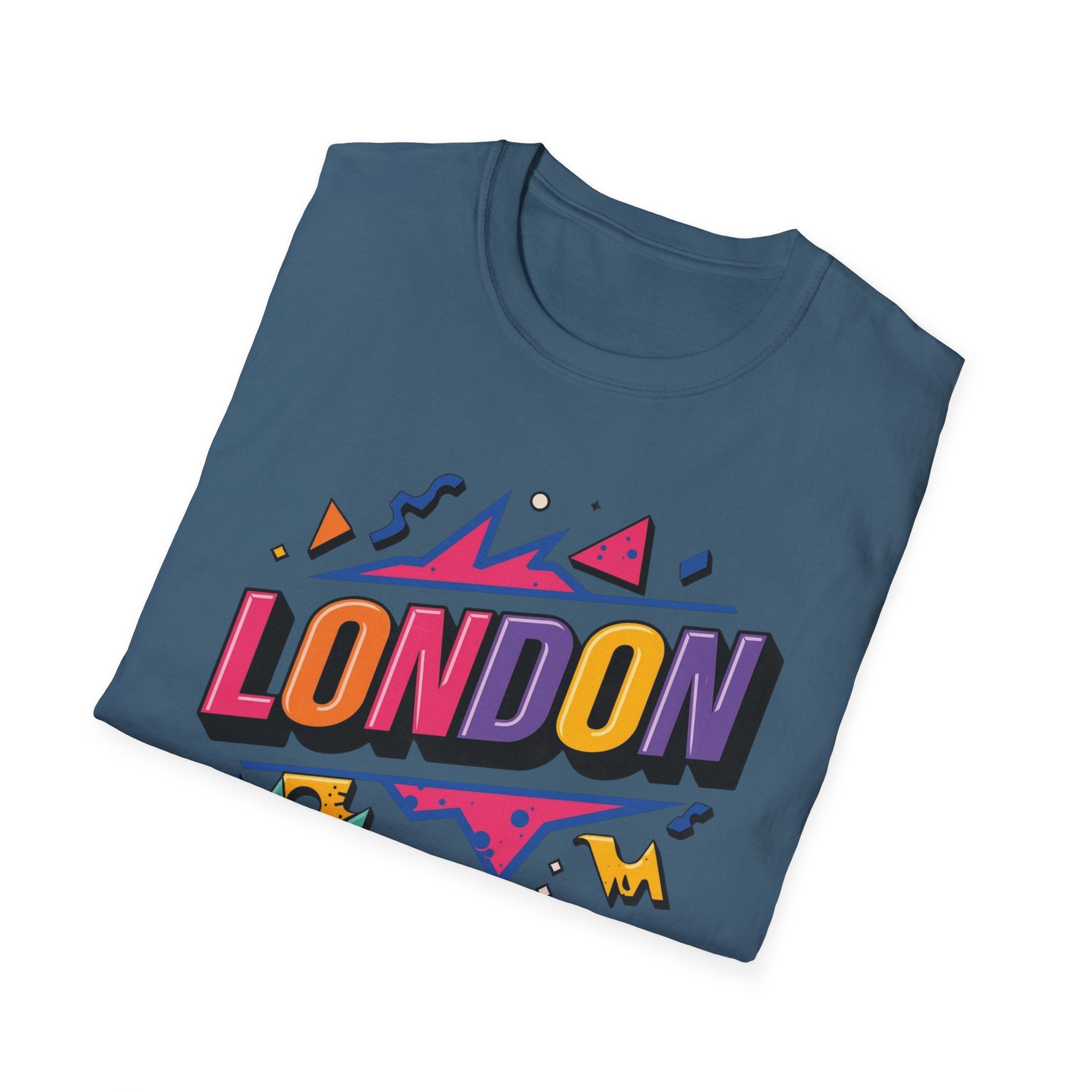 London Pop Art T-Shirt — Colorful Retro City Graphic Tee