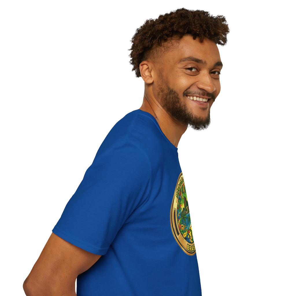 Rio de Janeiro Brazil Travel T-Shirt World Cup 2026 — Vintage Tropical Beach Badge