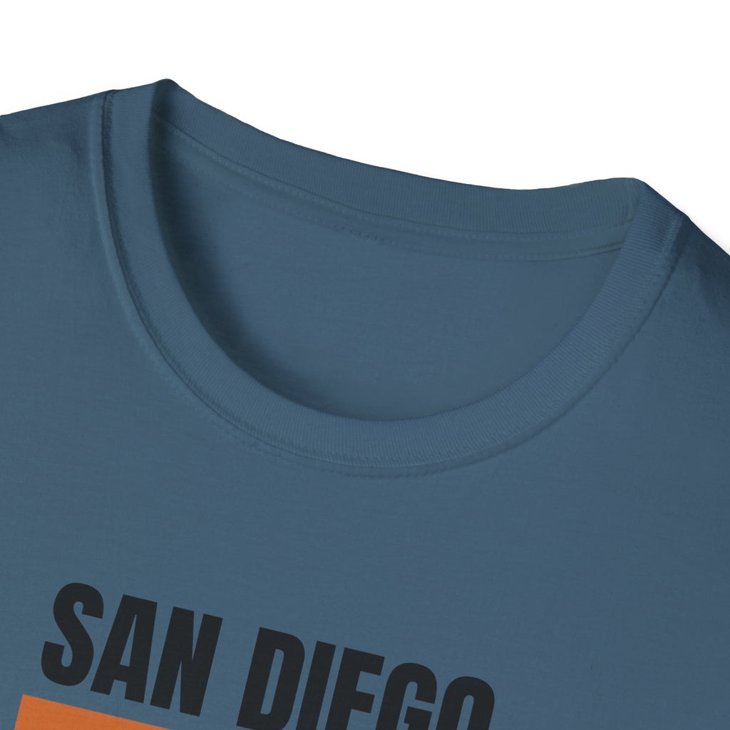 San Diego Retro Stripes T-Shirt | Vintage City Graphic