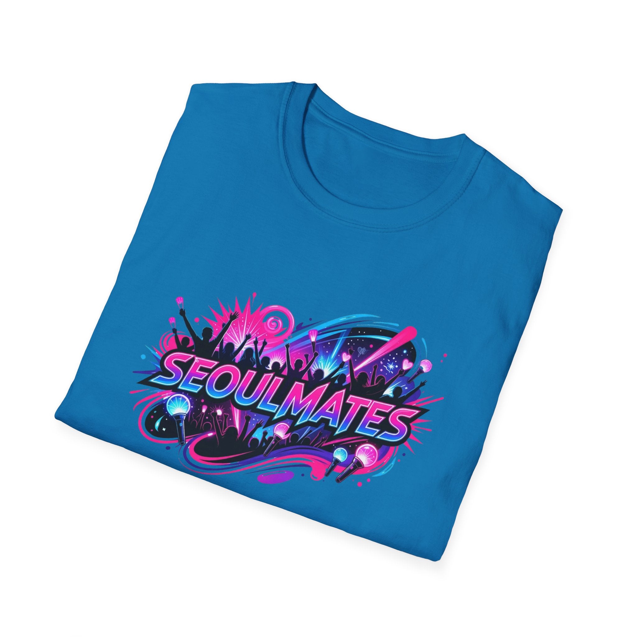 Seoulmates Graphic T-Shirt — Neon K-Pop City Vibe Tee